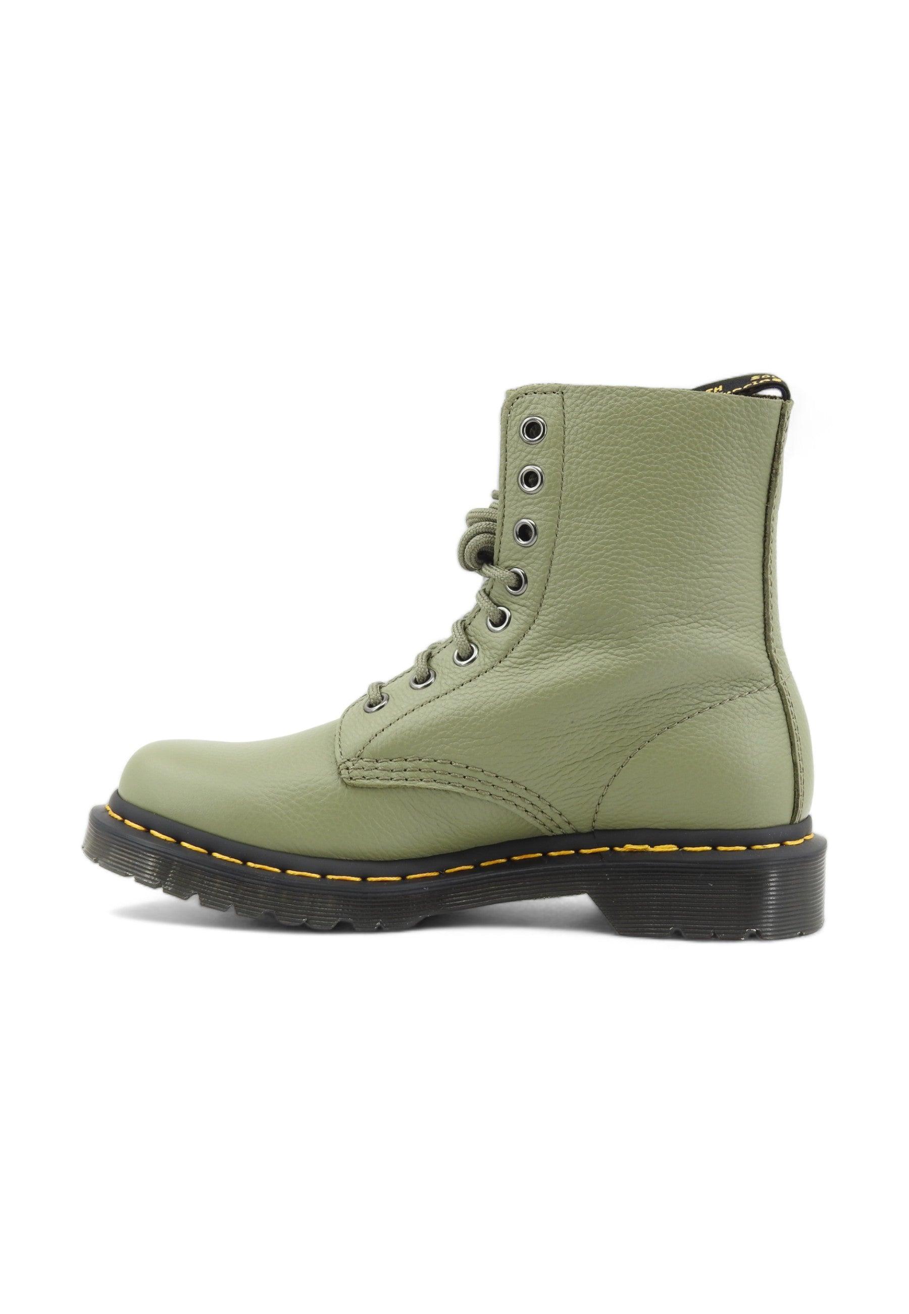 DR. MARTENS Padcal Hydro Stivaletto Donna Muted Olive 1460PASCAL-31693357 - Sandrini Calzature e Abbigliamento