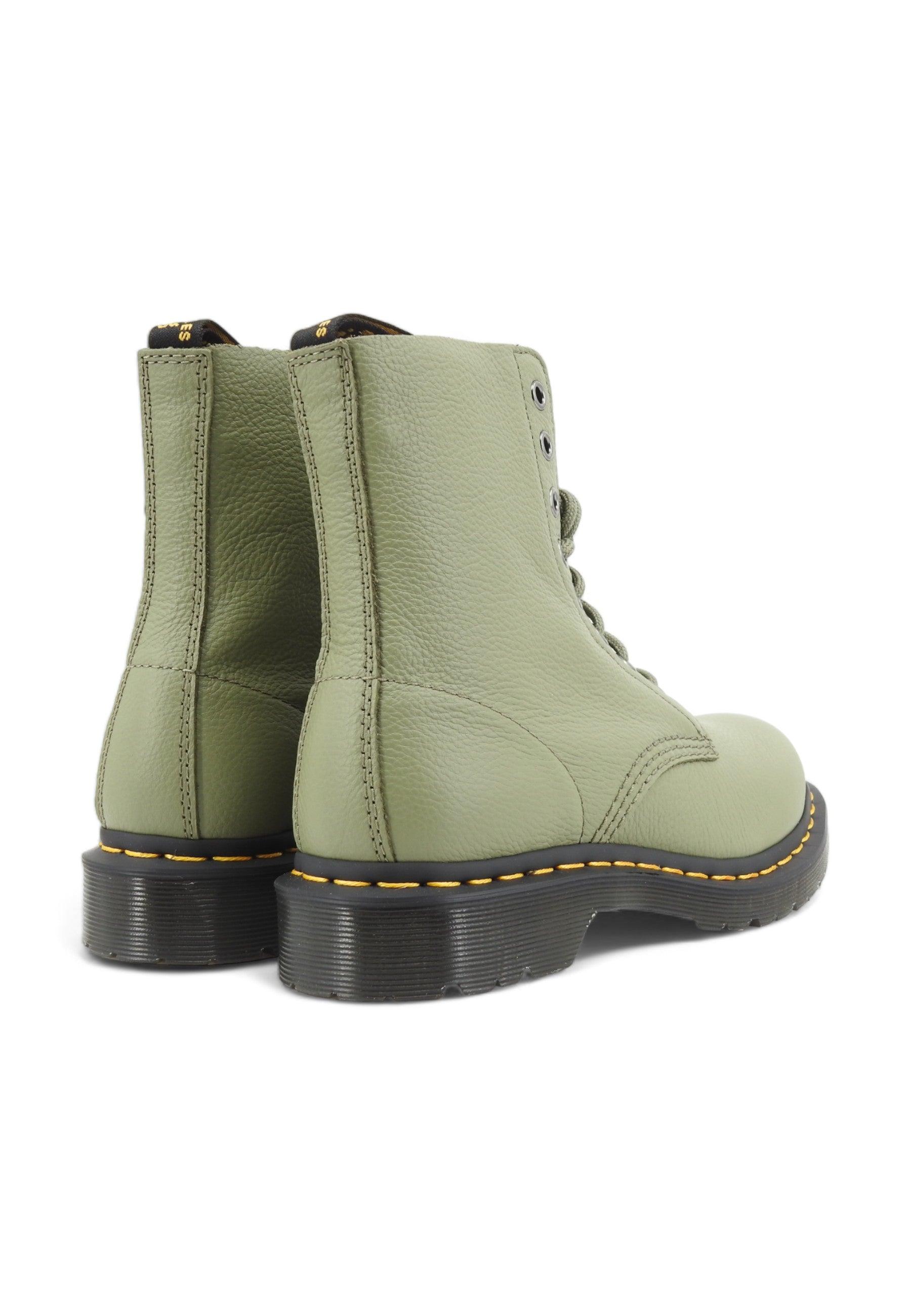 DR. MARTENS Padcal Hydro Stivaletto Donna Muted Olive 1460PASCAL-31693357 - Sandrini Calzature e Abbigliamento
