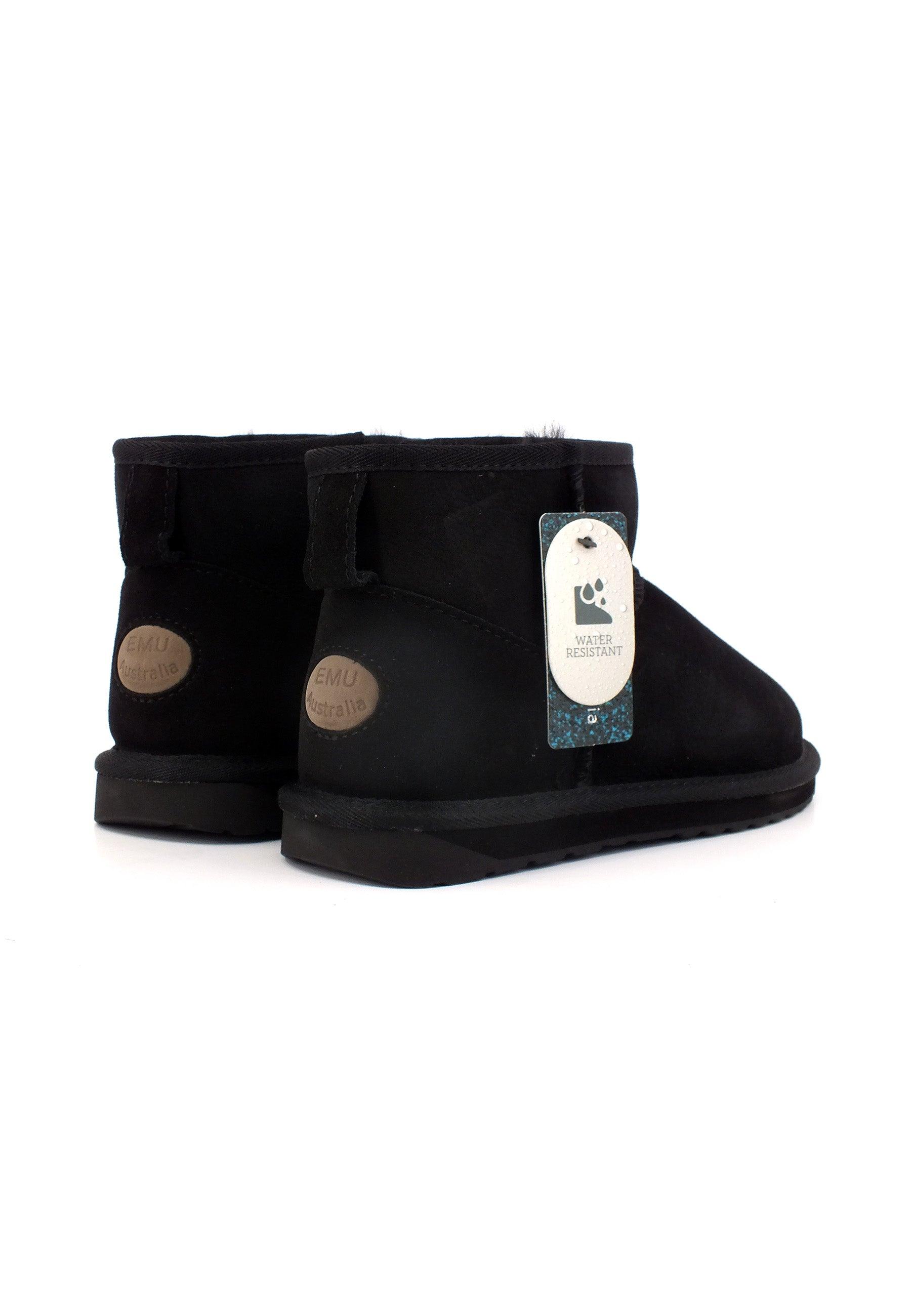 EMU Stinger Micro Stivaletto Pelo Donna Black W10937 - Sandrini Calzature e Abbigliamento