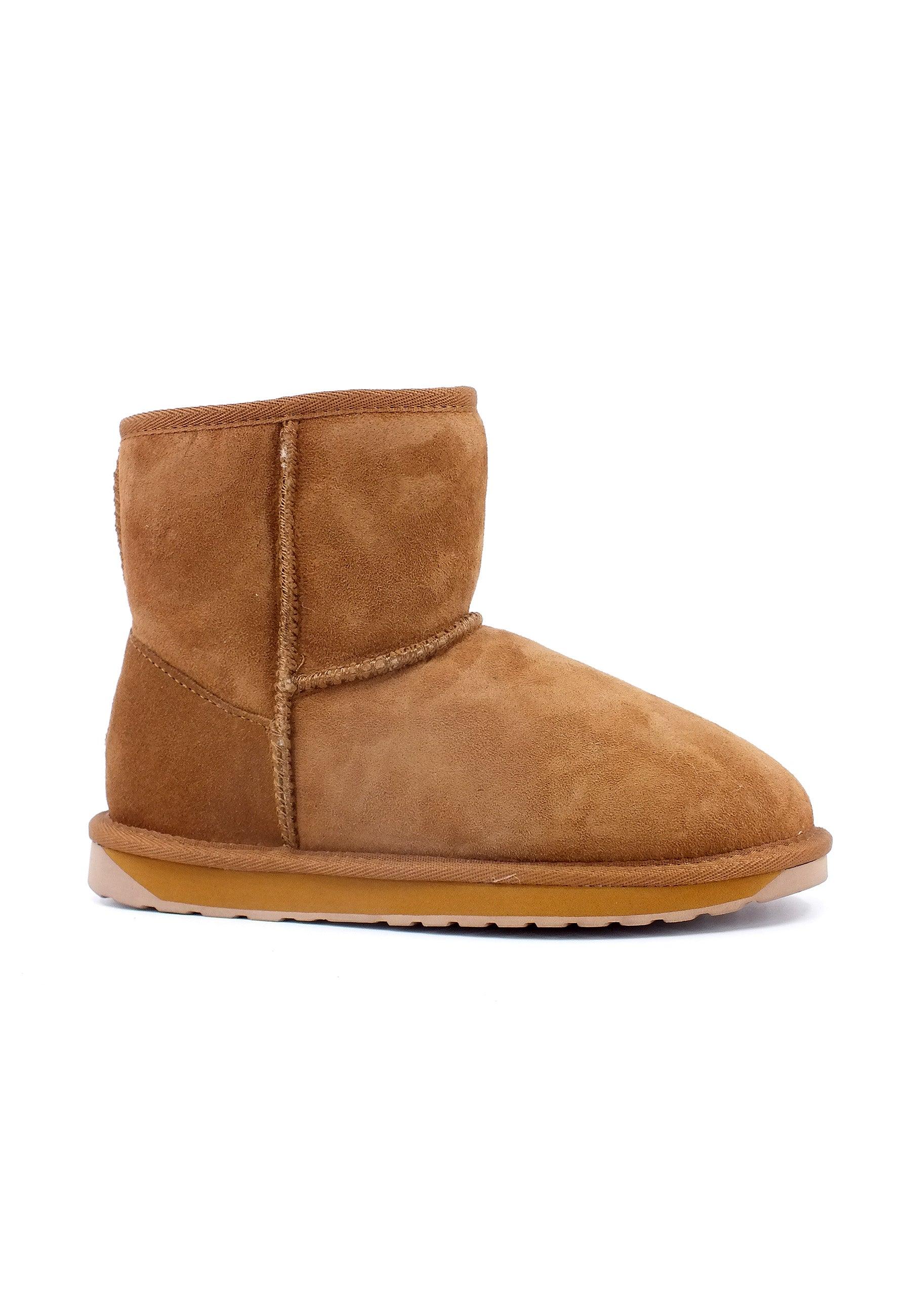 EMU Stinger Mini Stivaletto Pelo Donna Chestnut W10003 - Sandrini Calzature e Abbigliamento