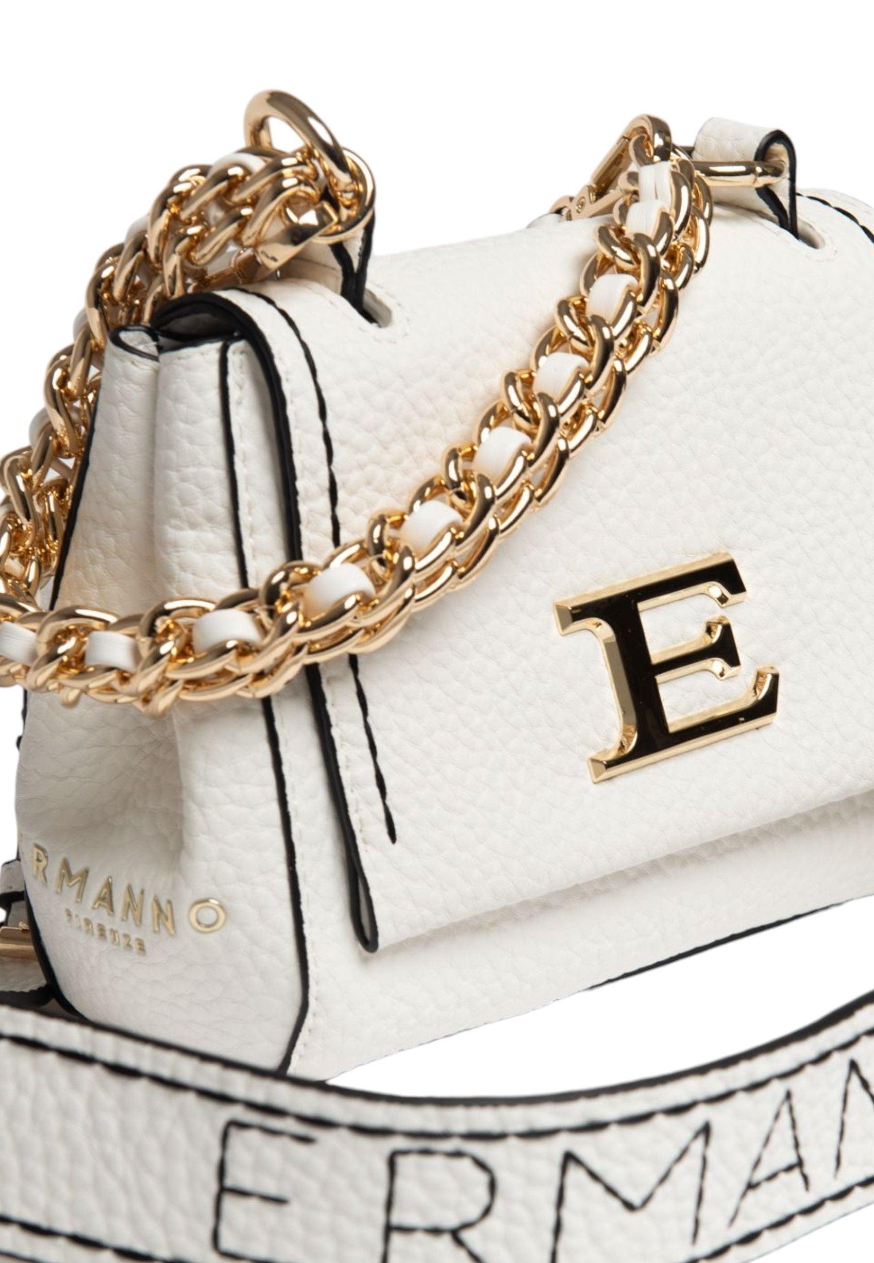ERMANNO SCERVINO Mini Soft Eba 24 Borsa Donna White 12401652 - Sandrini Calzature e Abbigliamento