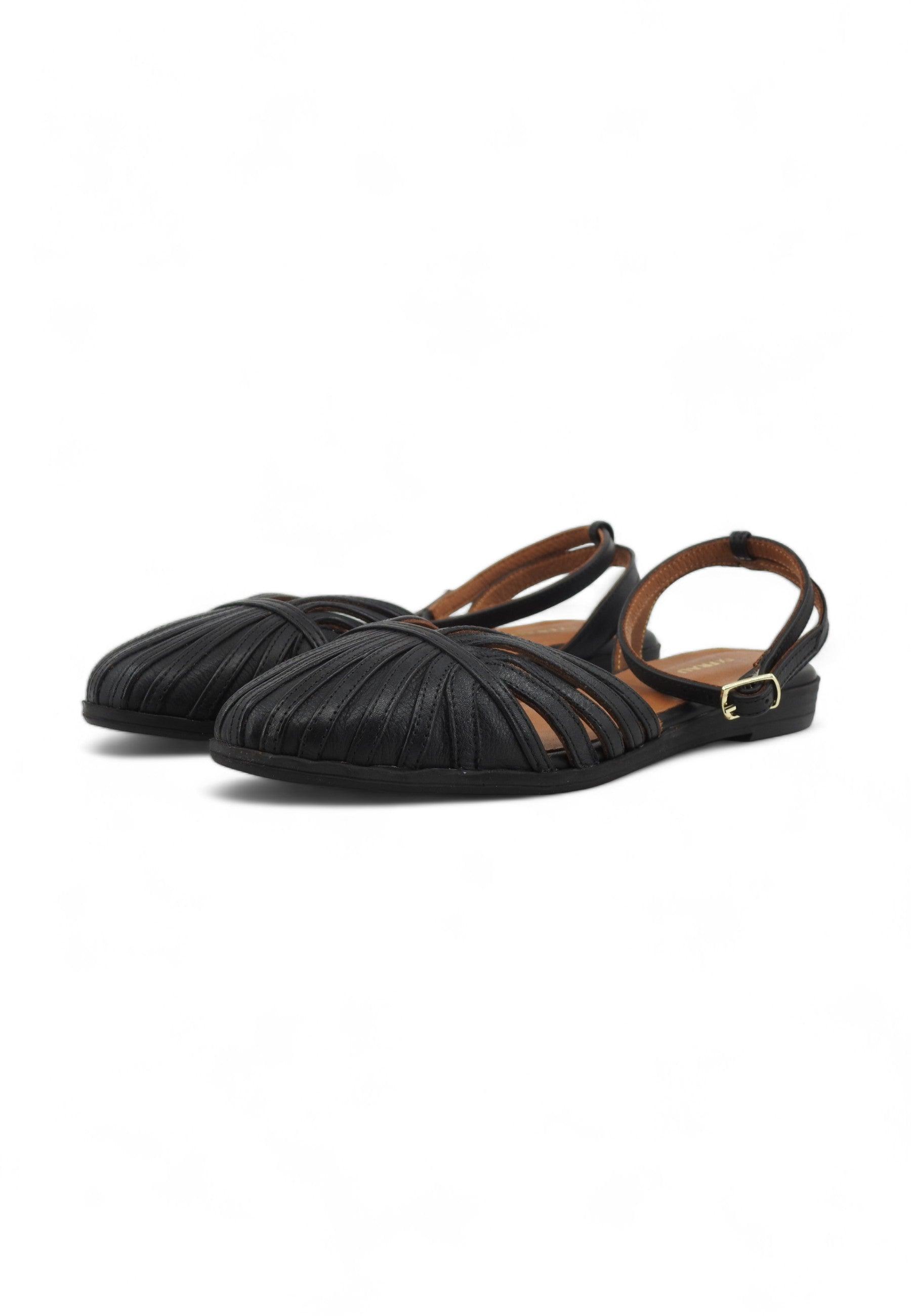 FRAU Feather Sandalo Donna Nero 03B385 - Sandrini Calzature e Abbigliamento