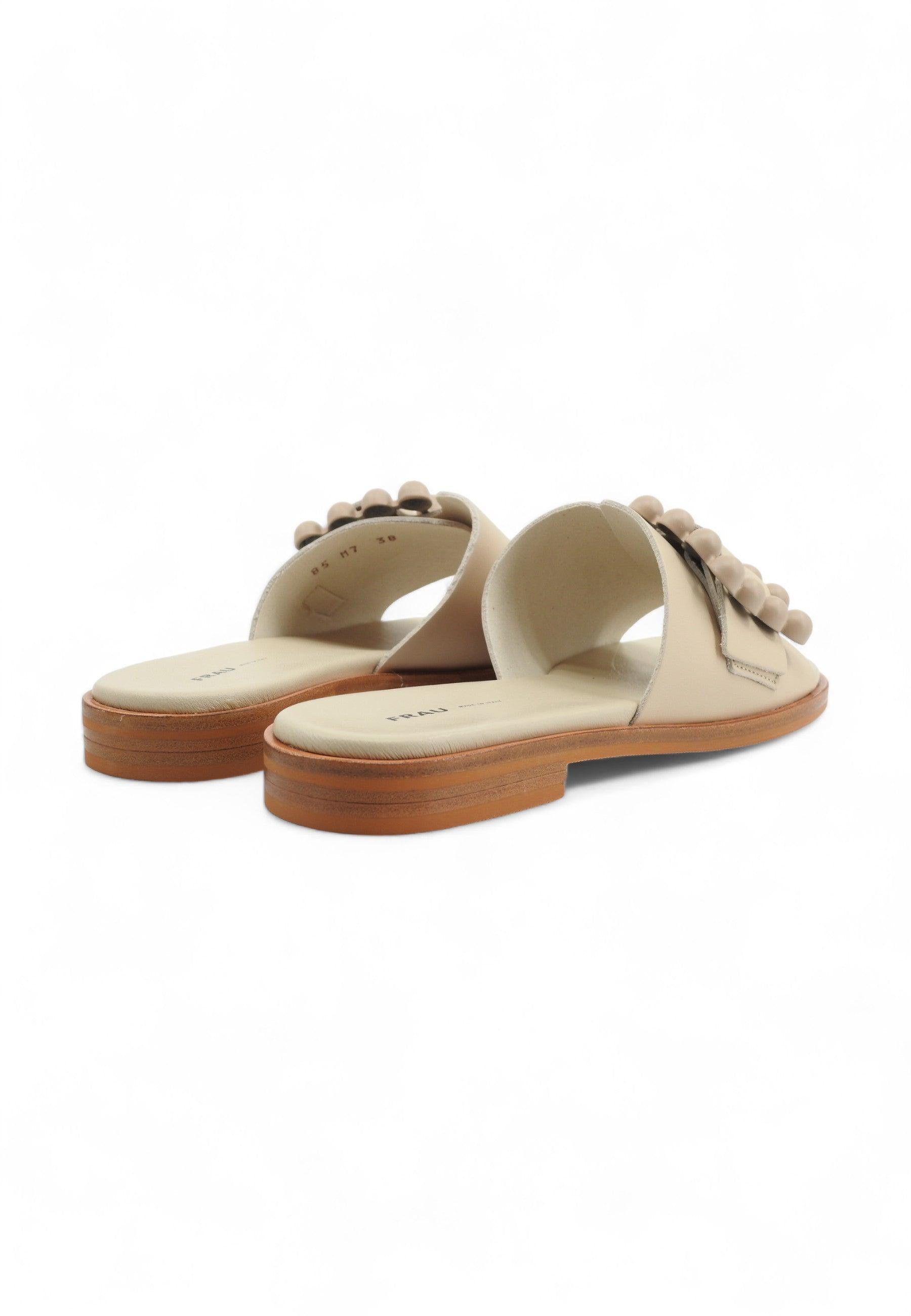 FRAU London Ciabatta Donna Oyster Beige 85M795 - Sandrini Calzature e Abbigliamento