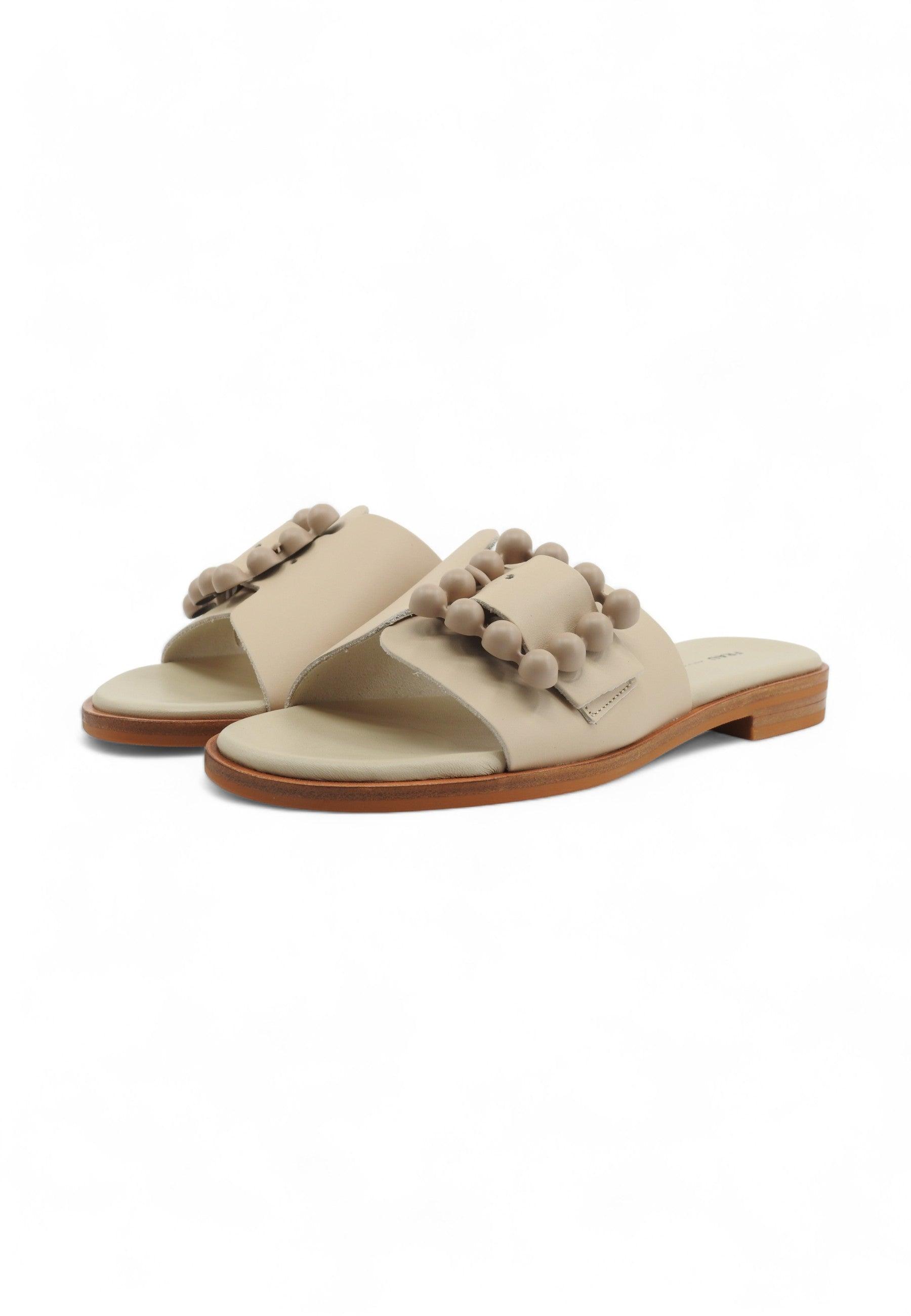 FRAU London Ciabatta Donna Oyster Beige 85M795 - Sandrini Calzature e Abbigliamento