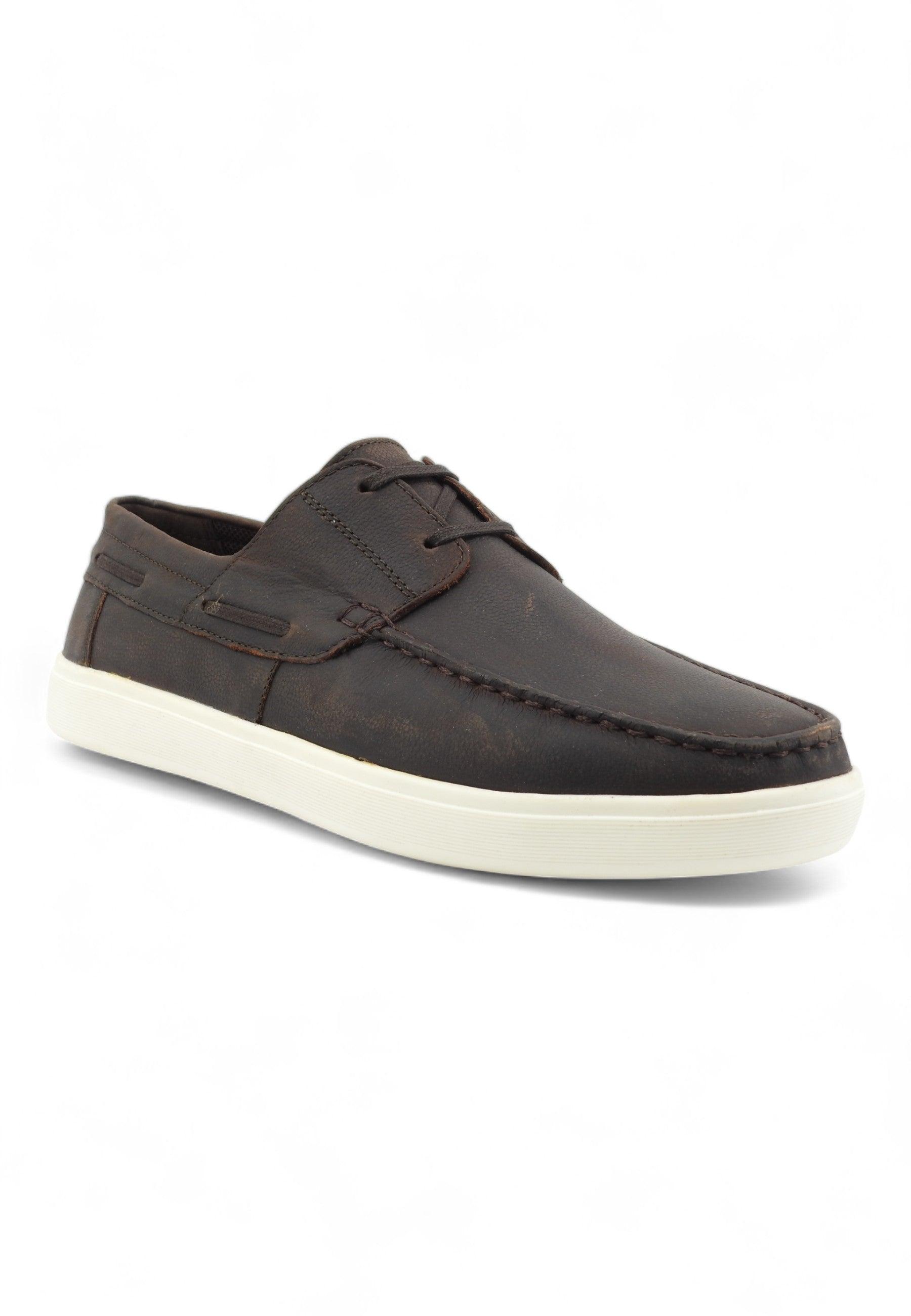GEOX Avola Mocassino Vela Uomo Brown U45GSB00046C6002 - Sandrini Calzature e Abbigliamento