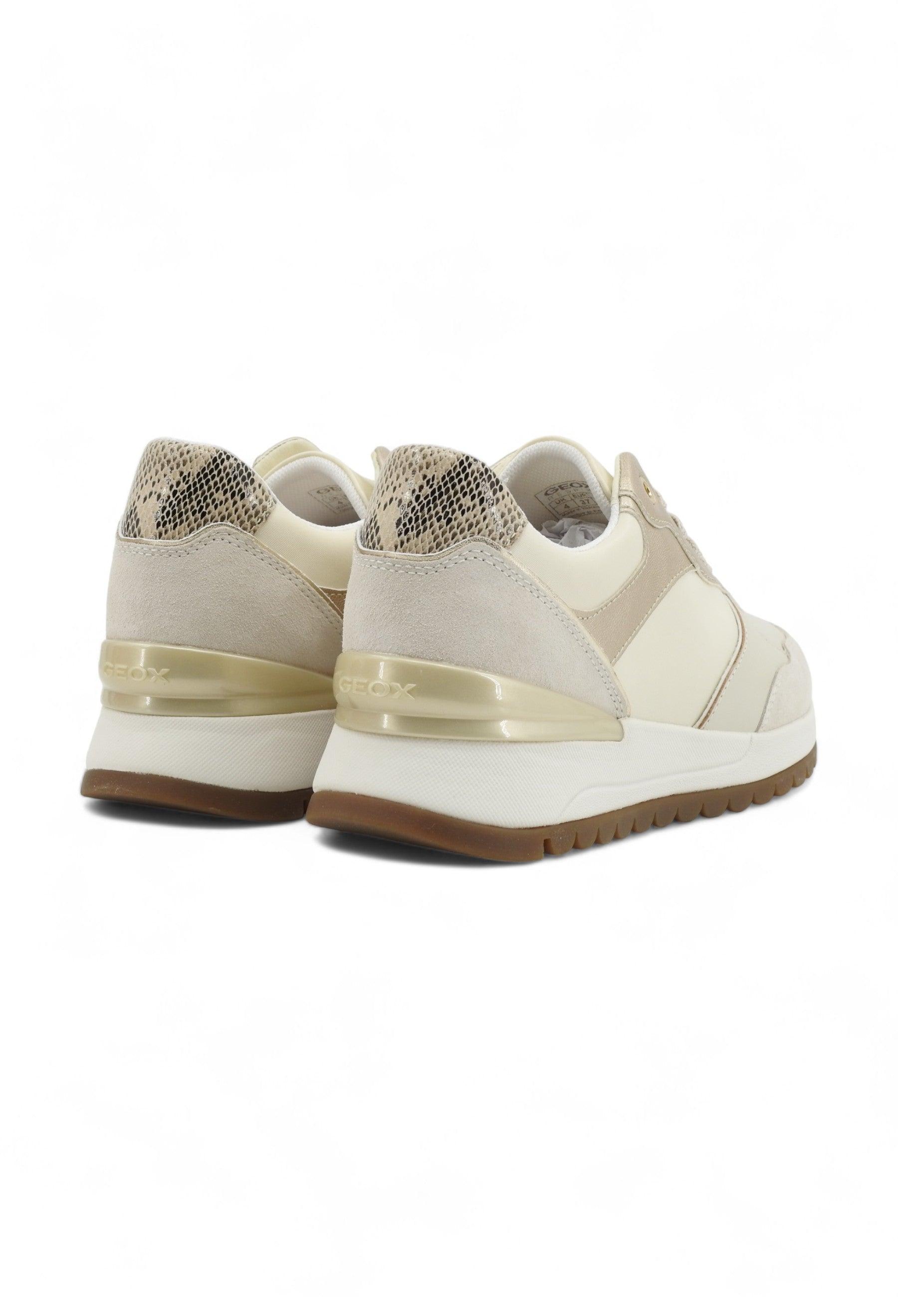 GEOX Desya Sneaker Donna Sand Beige D4500B022FUC5322 - Sandrini Calzature e Abbigliamento