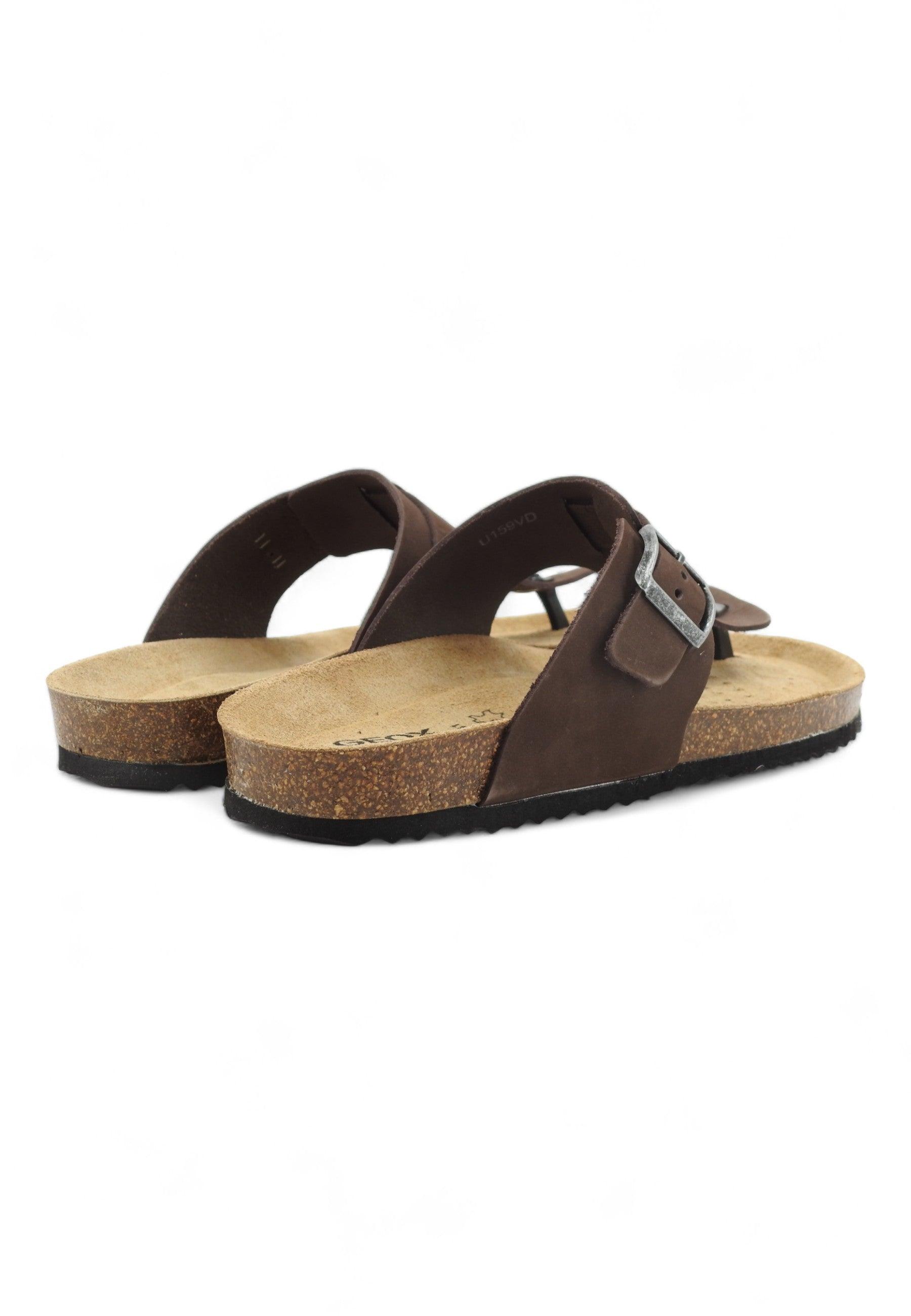 GEOX Ghita Ciabatta Infradito Uomo Dark Coffee U159VD00032C6024 - Sandrini Calzature e Abbigliamento