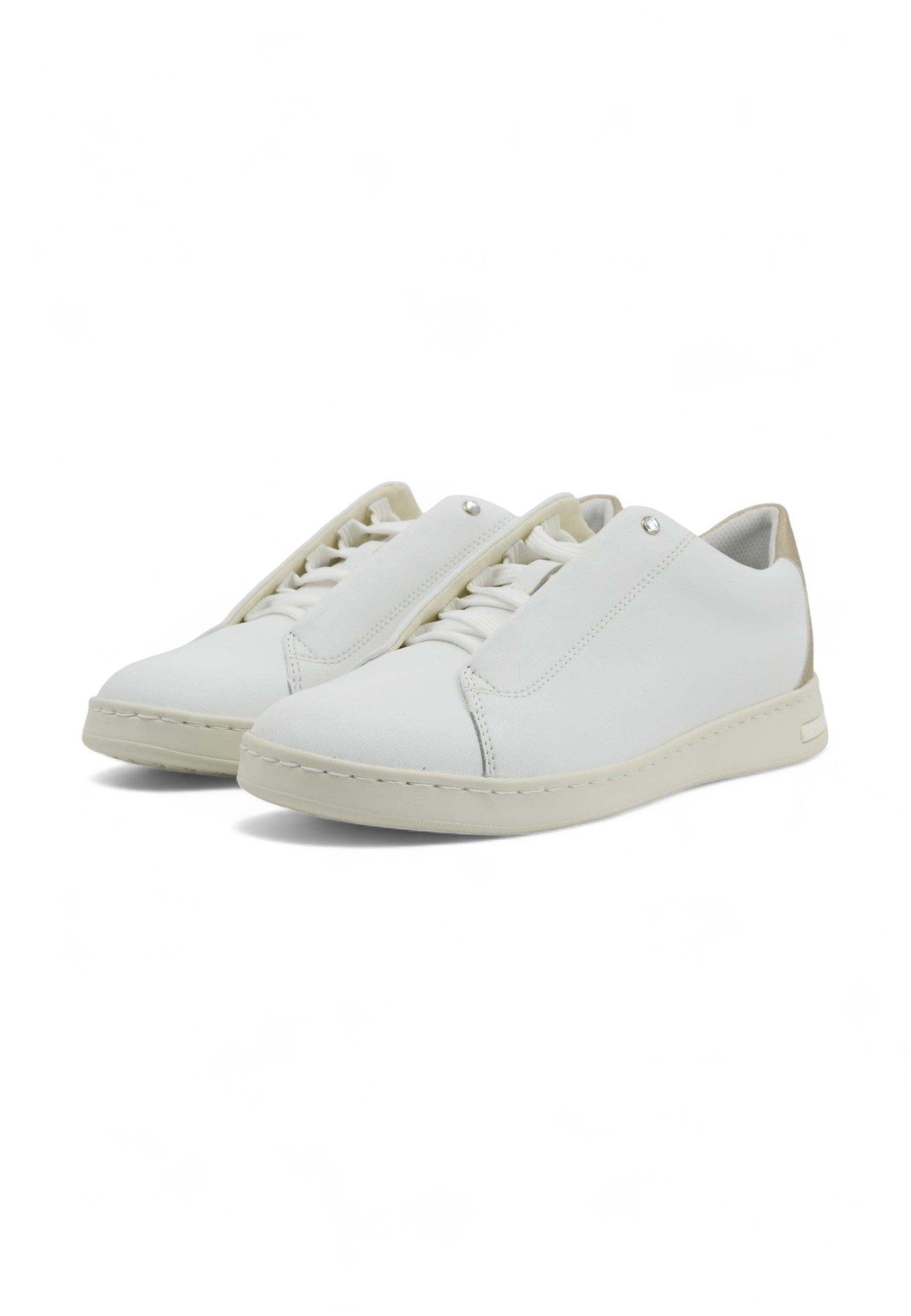 GEOX Jaysen Sneaker Donna White Gold D451BA08554C1327 - Sandrini Calzature e Abbigliamento