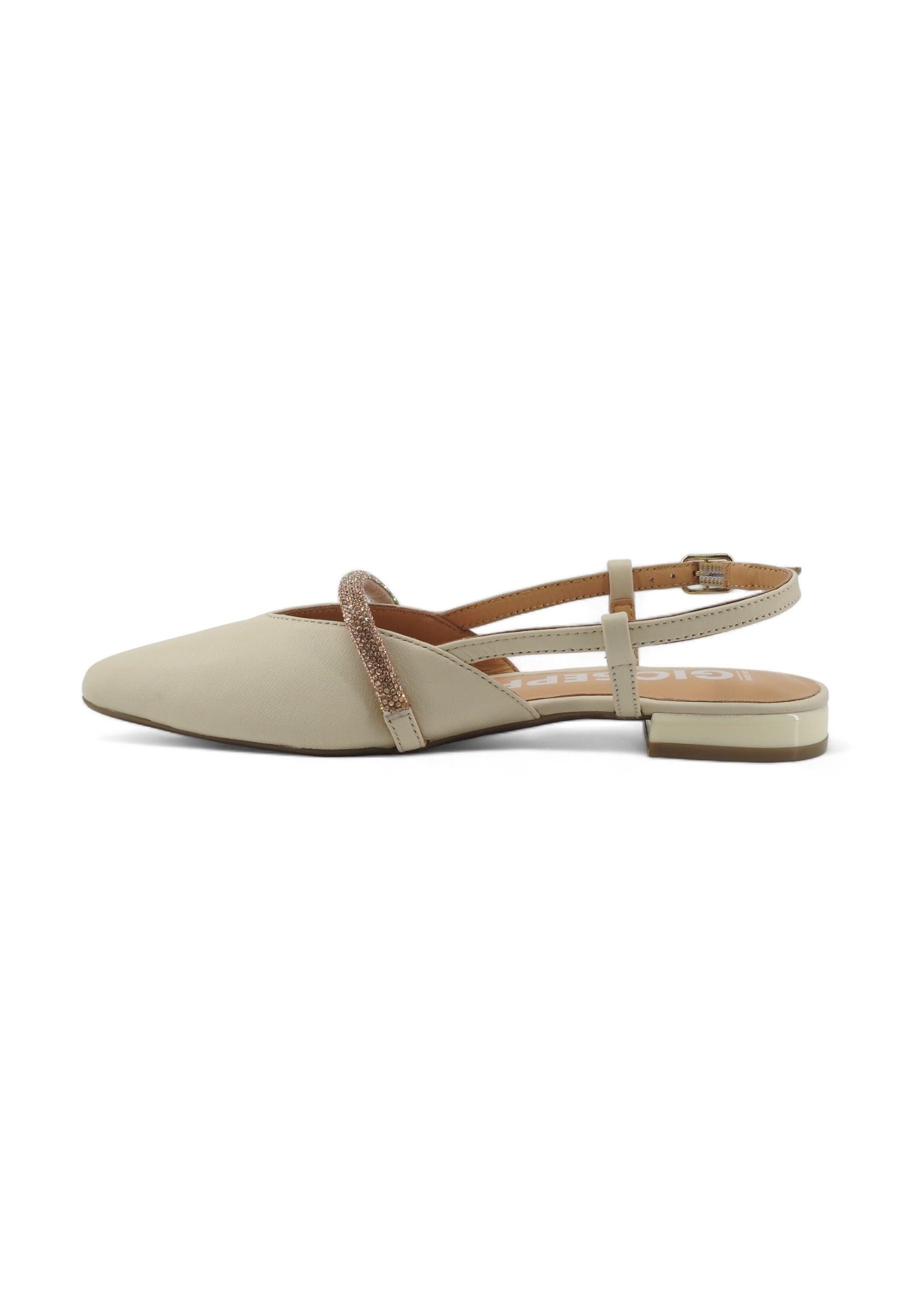 GIOSEPPO Godrano Sandalo Donna Off White 72147 - Sandrini Calzature e Abbigliamento