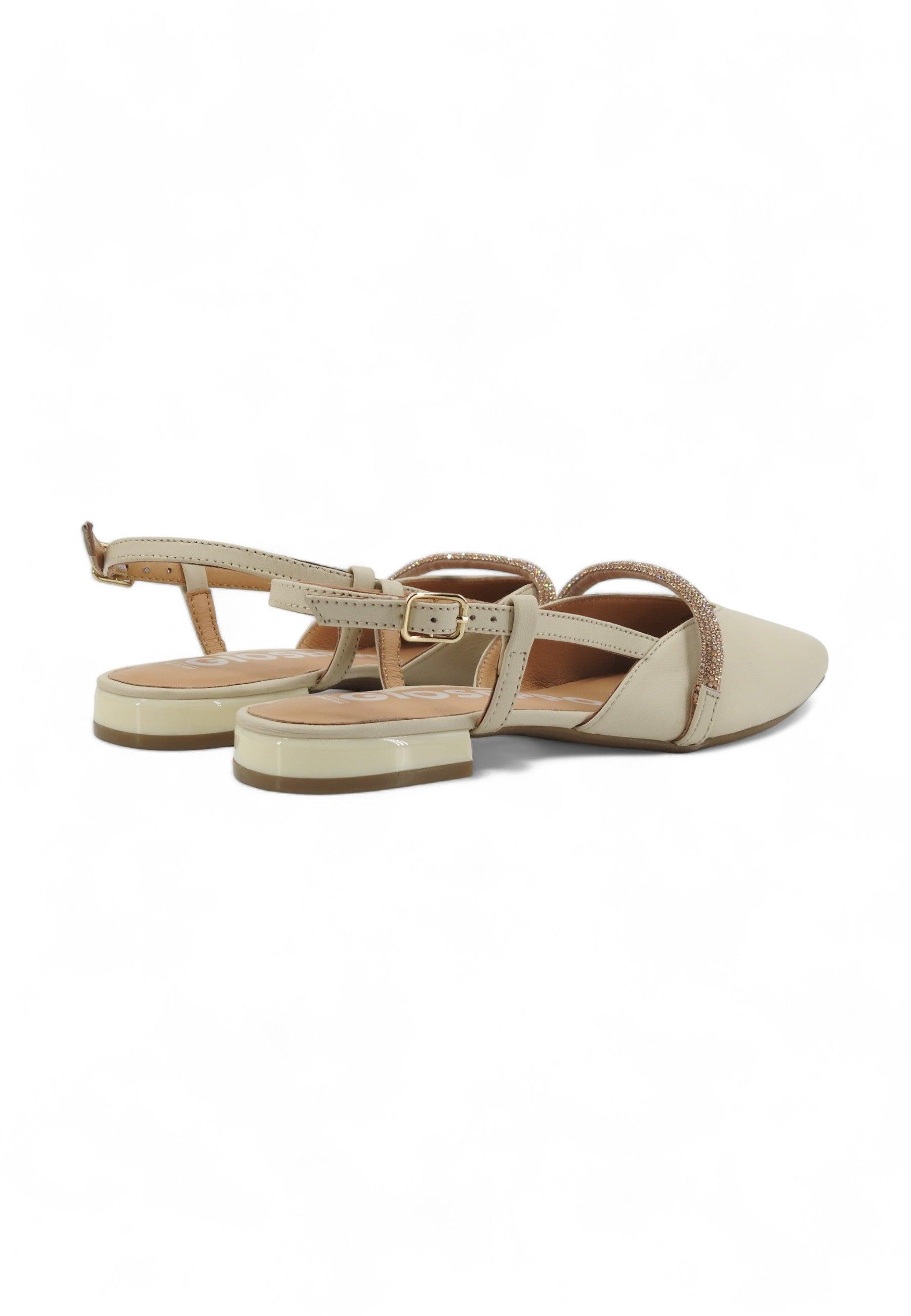 GIOSEPPO Godrano Sandalo Donna Off White 72147 - Sandrini Calzature e Abbigliamento