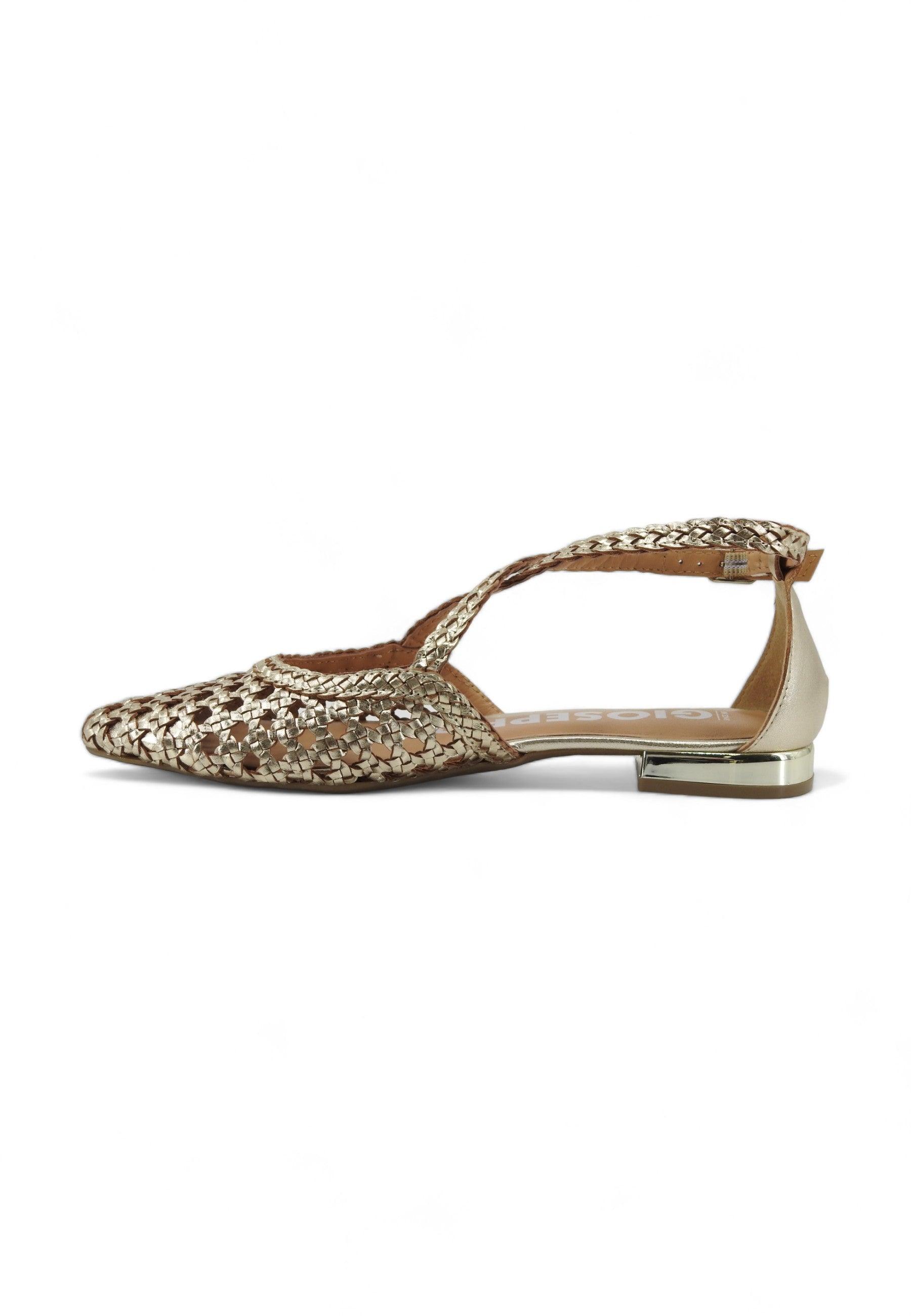 GIOSEPPO Leskovic Sandalo Donna Platinum Oro 71180 - Sandrini Calzature e Abbigliamento