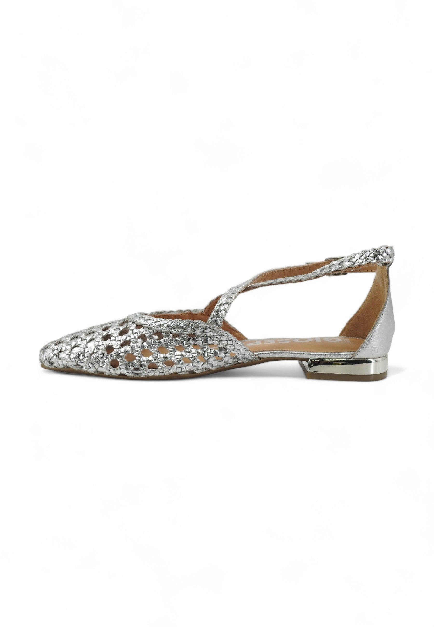GIOSEPPO Leskovic Sandalo Donna Silver 71180 - Sandrini Calzature e Abbigliamento