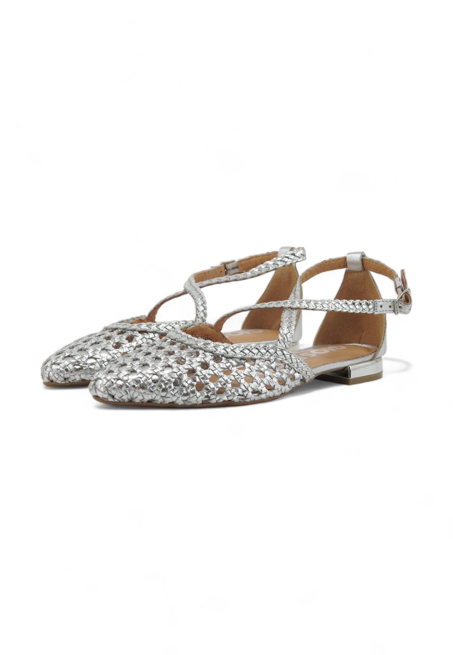 GIOSEPPO Leskovic Sandalo Donna Silver 71180 - Sandrini Calzature e Abbigliamento