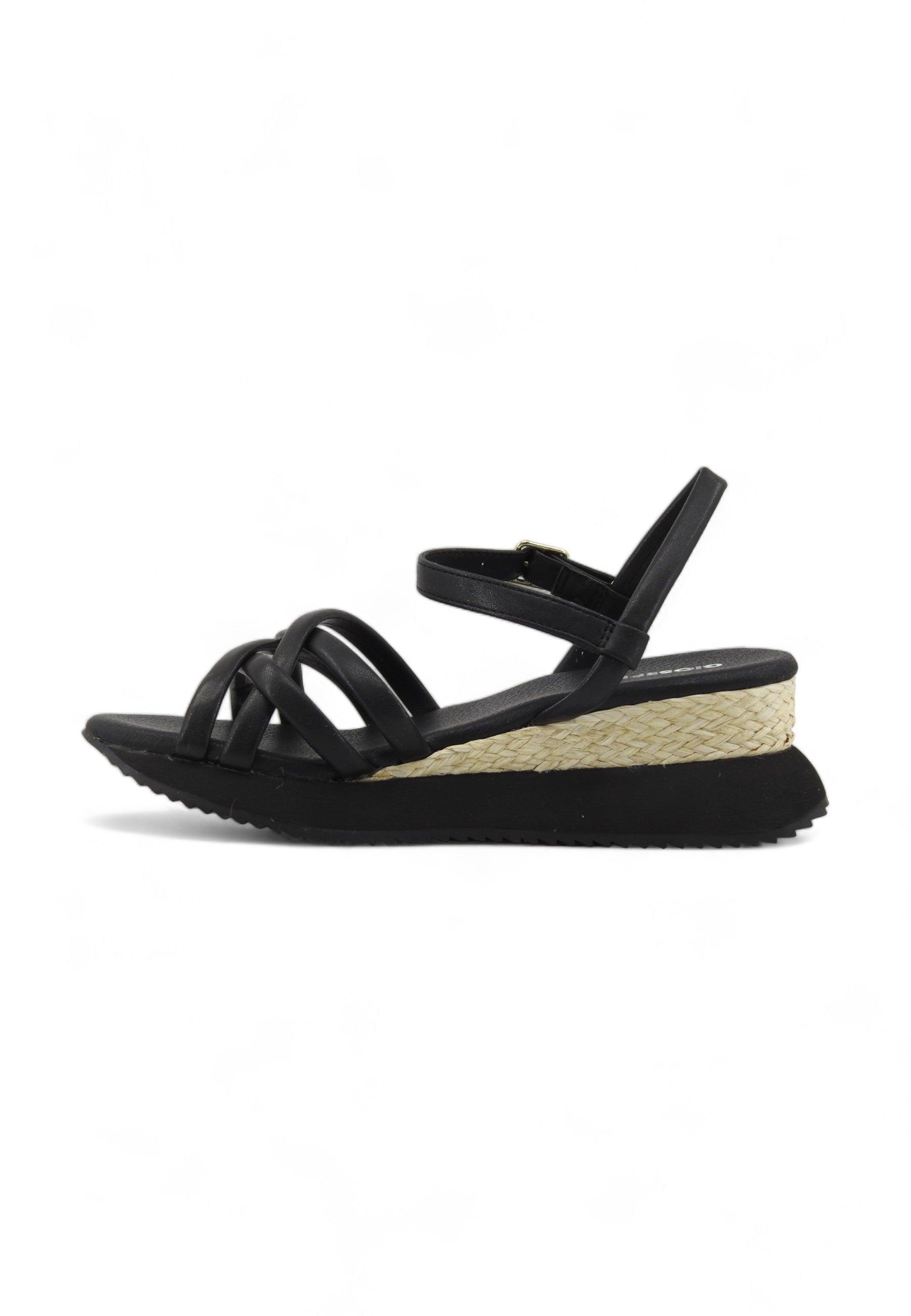 GIOSEPPO Permet Sandalo Donna Black 71060 - Sandrini Calzature e Abbigliamento