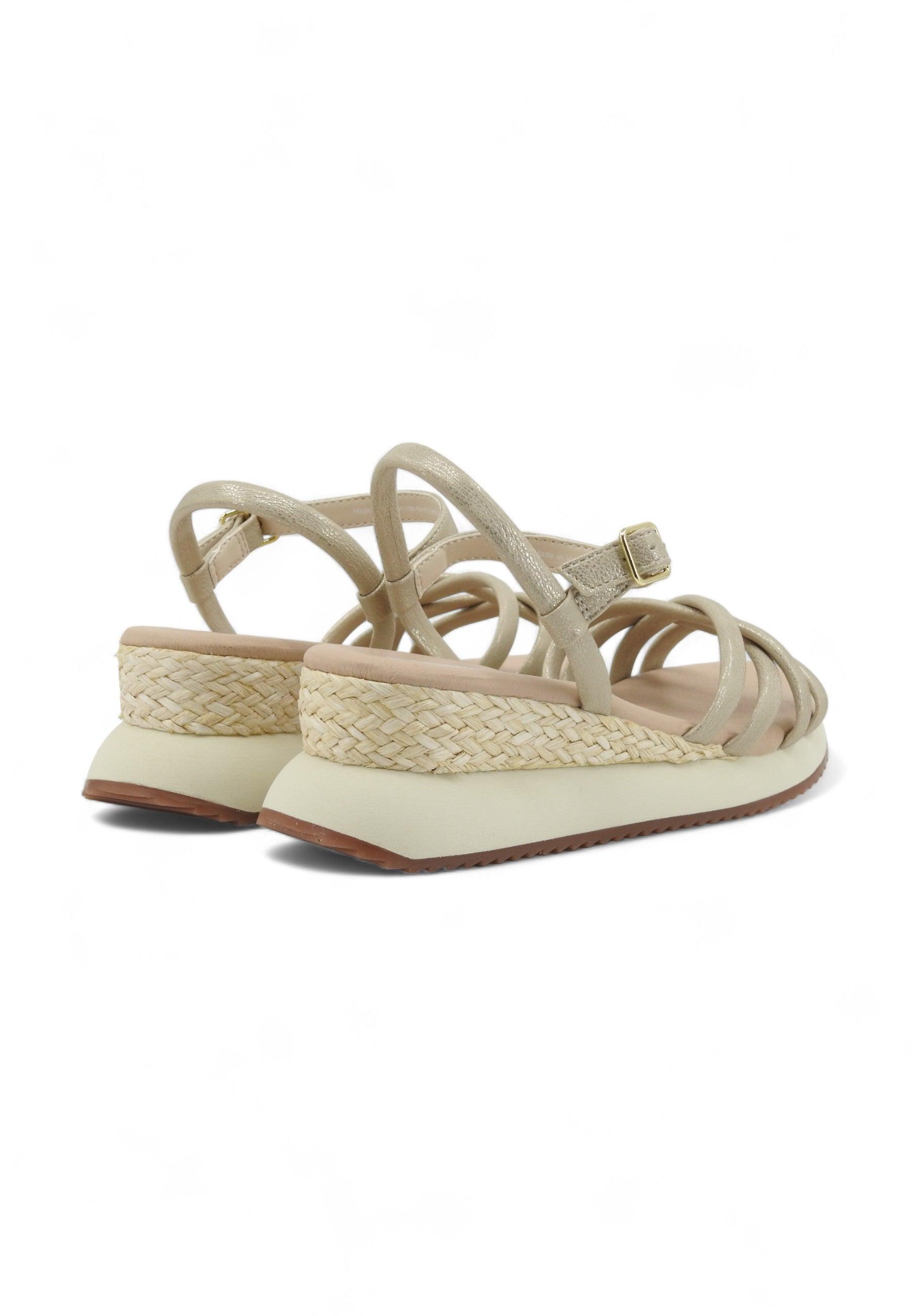 GIOSEPPO Permet Sandalo Donna Gold 71060 - Sandrini Calzature e Abbigliamento