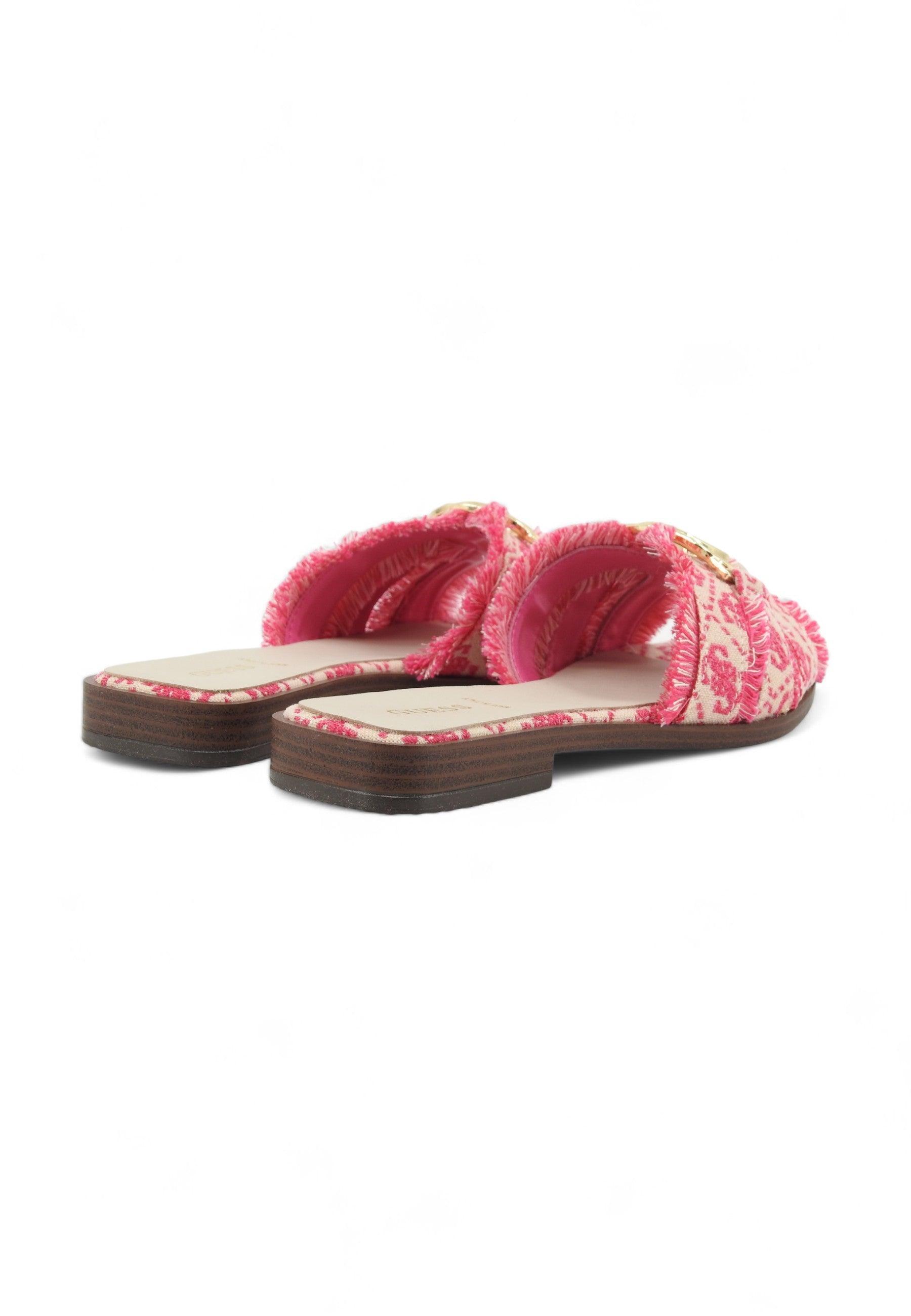 GUESS Ciabatta Donna Magenta FLJSYMFAL03 - Sandrini Calzature e Abbigliamento