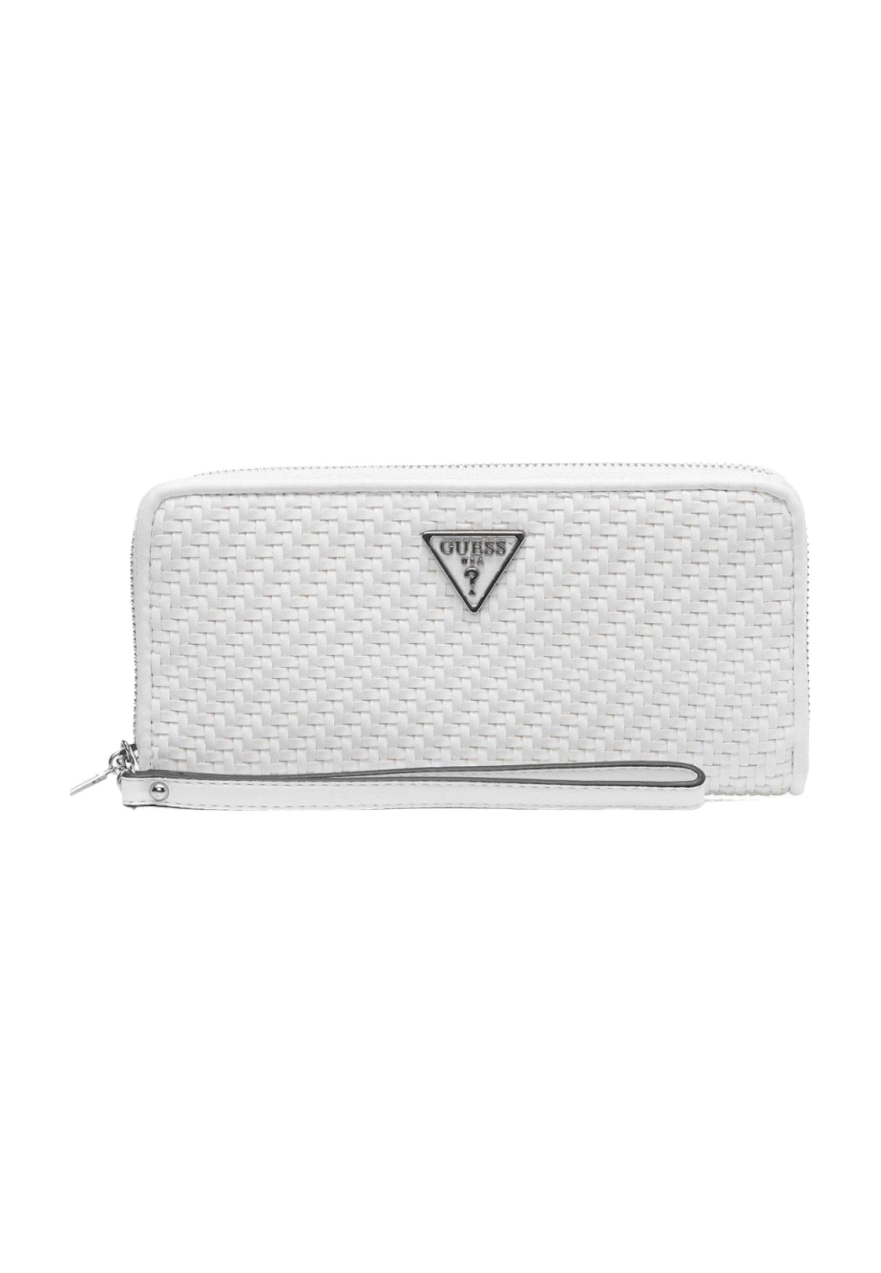 GUESS Etel SLG Portafoglio Donna White WG921946 - Sandrini Calzature e Abbigliamento