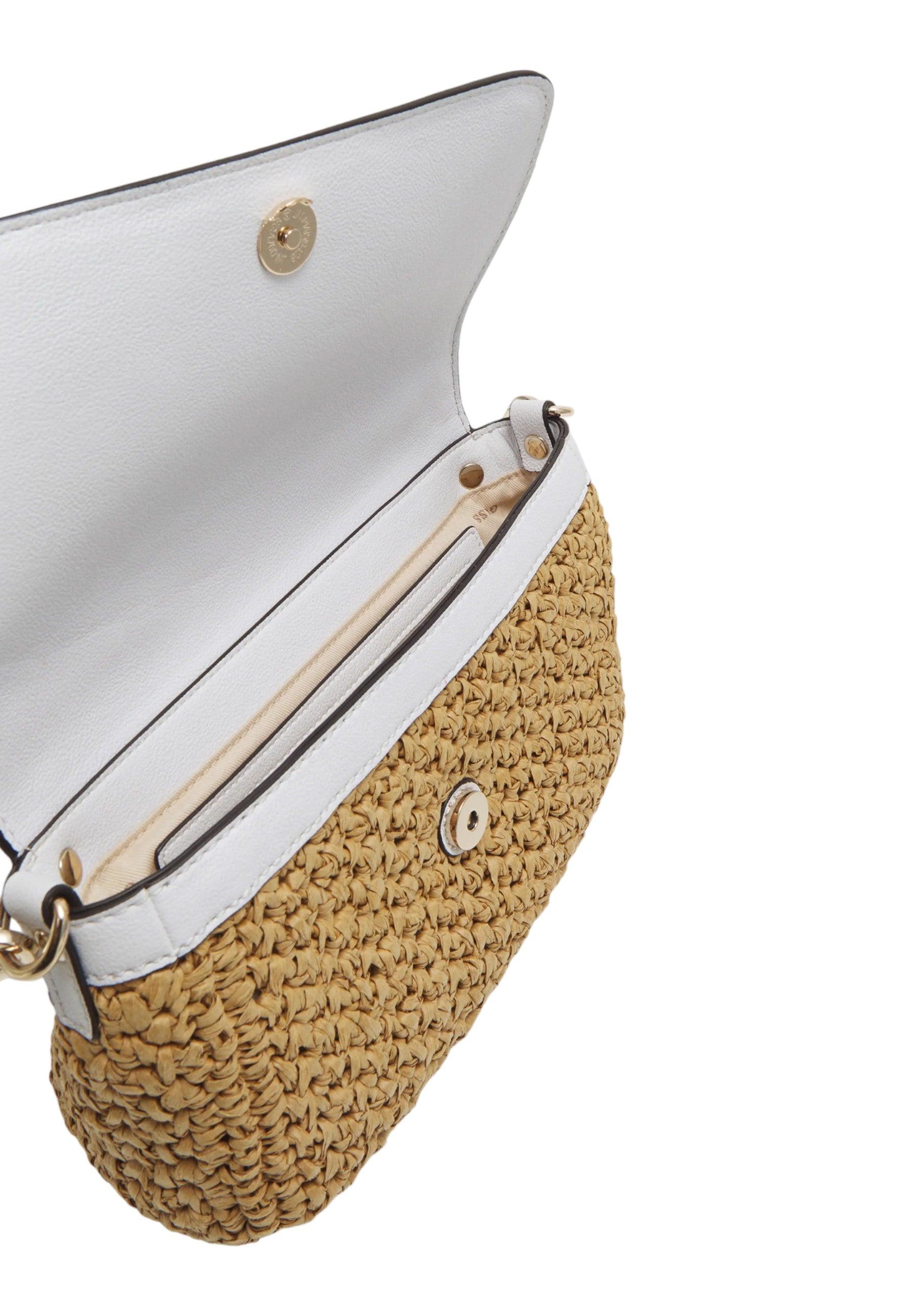 GUESS Siria Borsa Top Handle Donna Natural White WG923220 - Sandrini Calzature e Abbigliamento