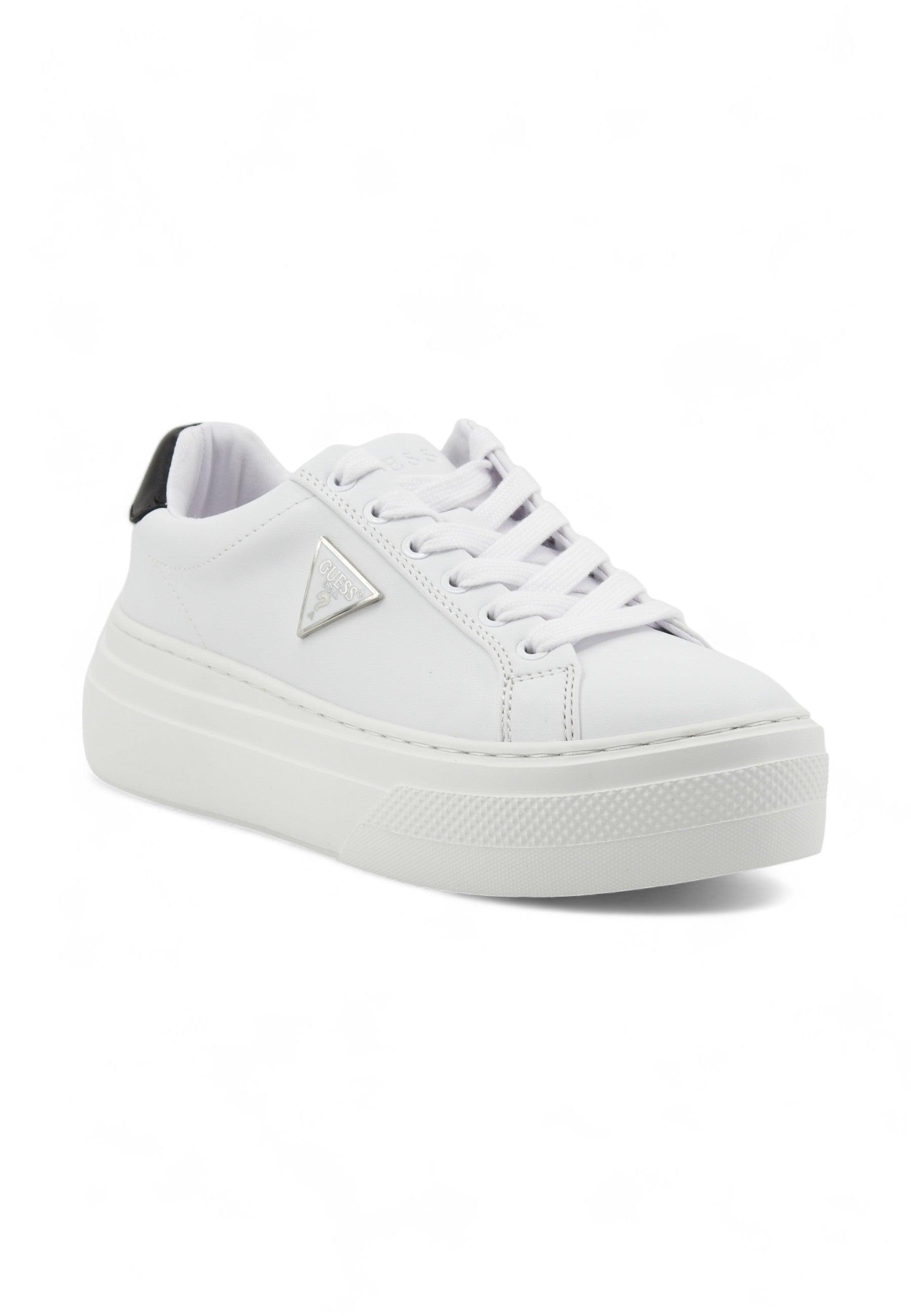 GUESS Sneaker Donna White Black FLGAMAELE12 - Sandrini Calzature e Abbigliamento