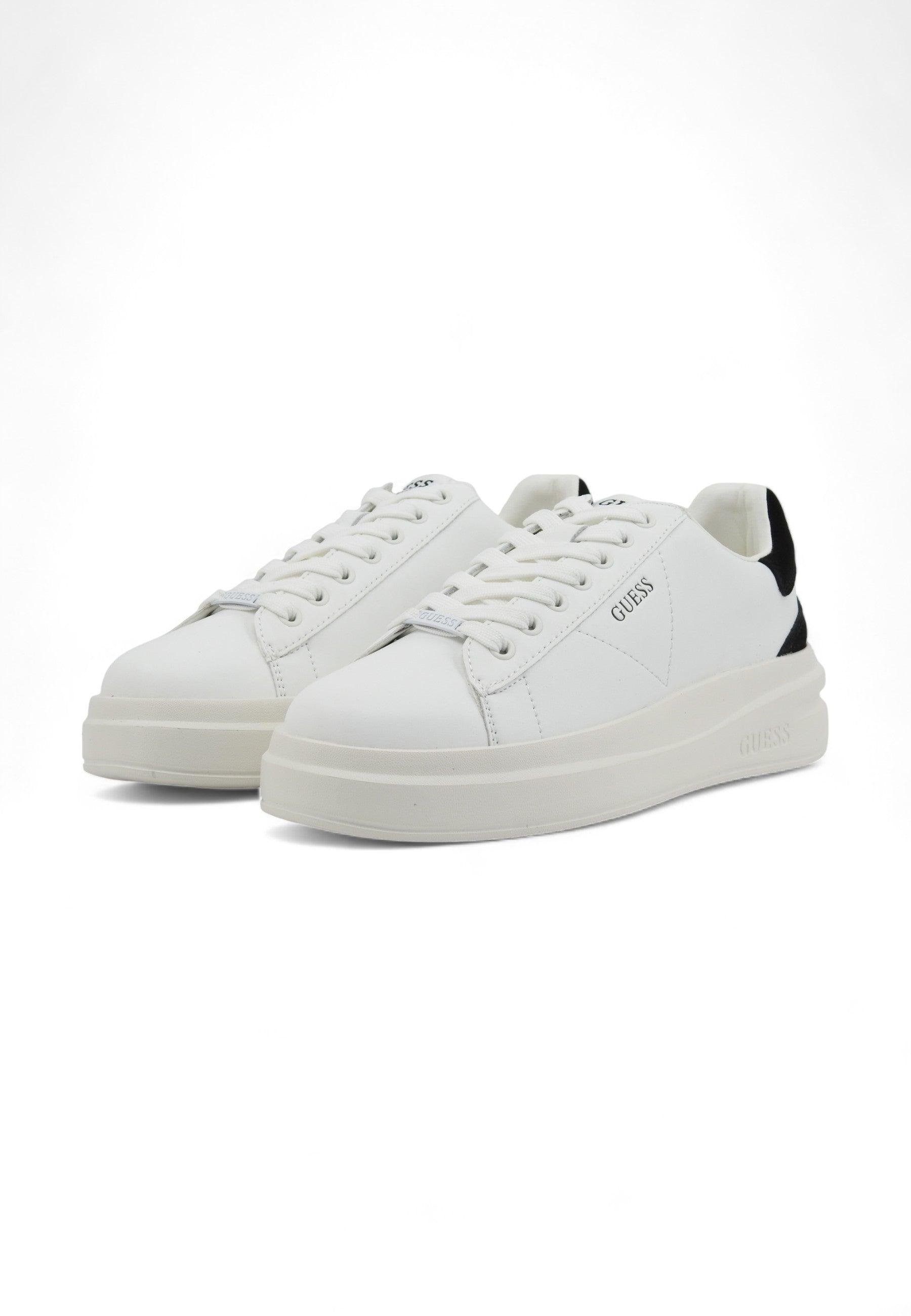 GUESS Sneaker Donna White Black FLJELBLEA12 - Sandrini Calzature e Abbigliamento