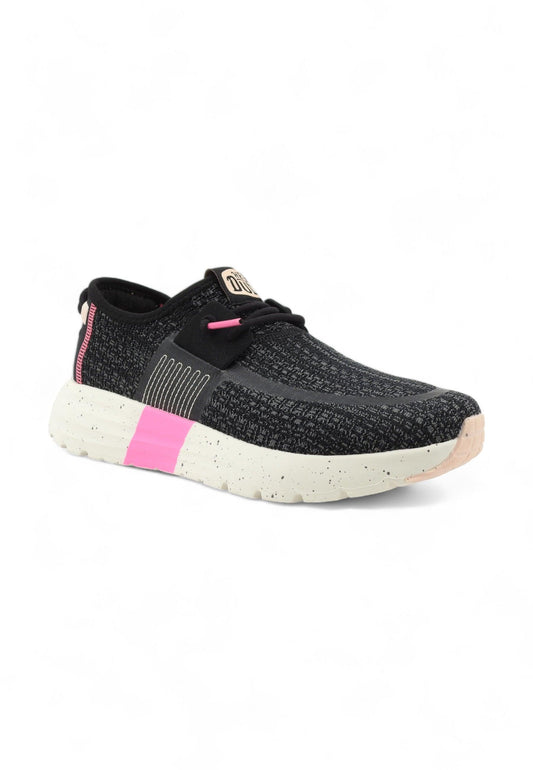 HEY DUDE Sirocco Sneaker Donna Black 40761-001 - Sandrini Calzature e Abbigliamento