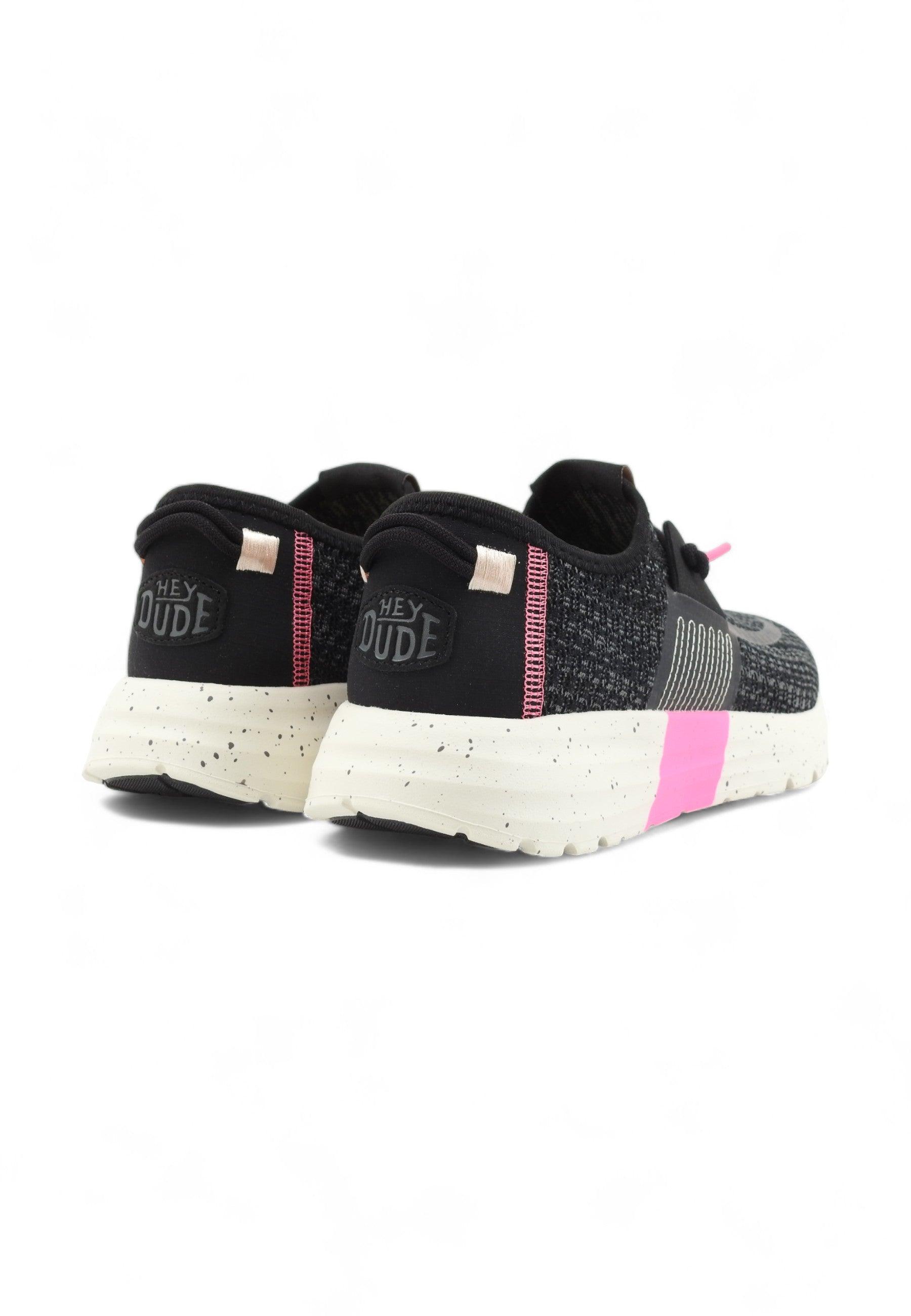 HEY DUDE Sirocco Sneaker Donna Black 40761-001 - Sandrini Calzature e Abbigliamento