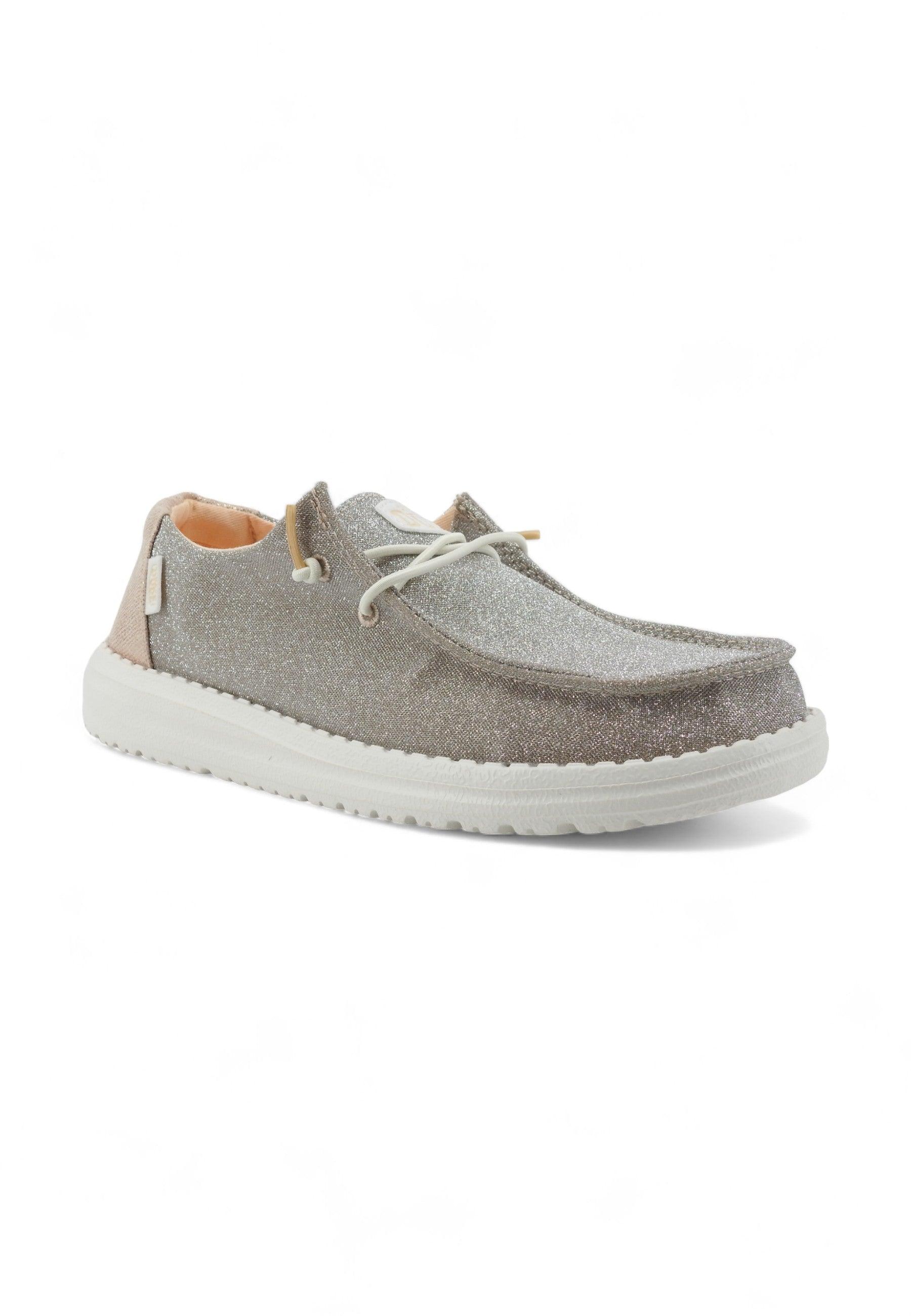 HEY DUDE Wendy Sneaker Vela Donna Rose Gold 41082-7D9 - Sandrini Calzature e Abbigliamento