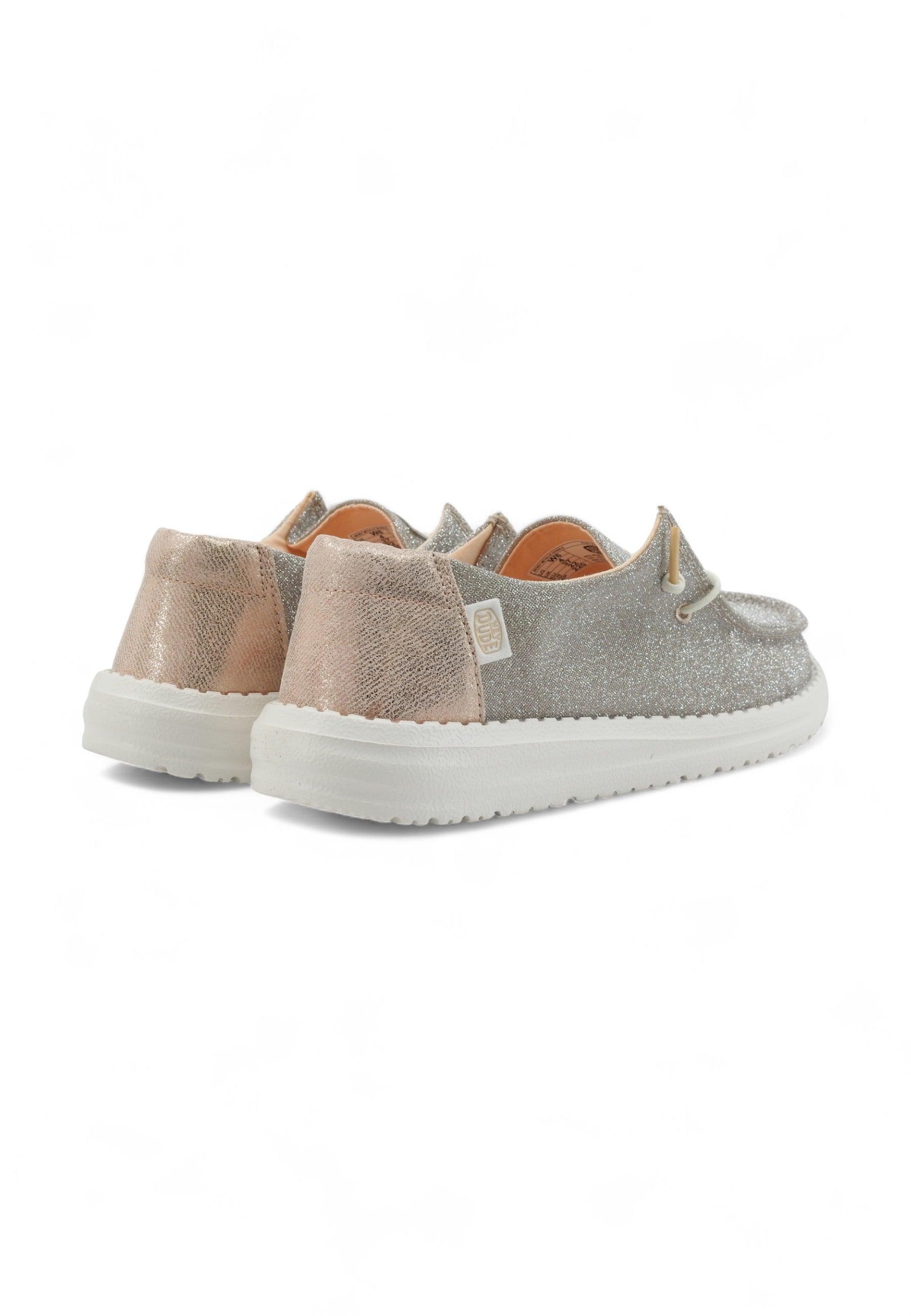 HEY DUDE Wendy Sneaker Vela Donna Rose Gold 41082-7D9 - Sandrini Calzature e Abbigliamento