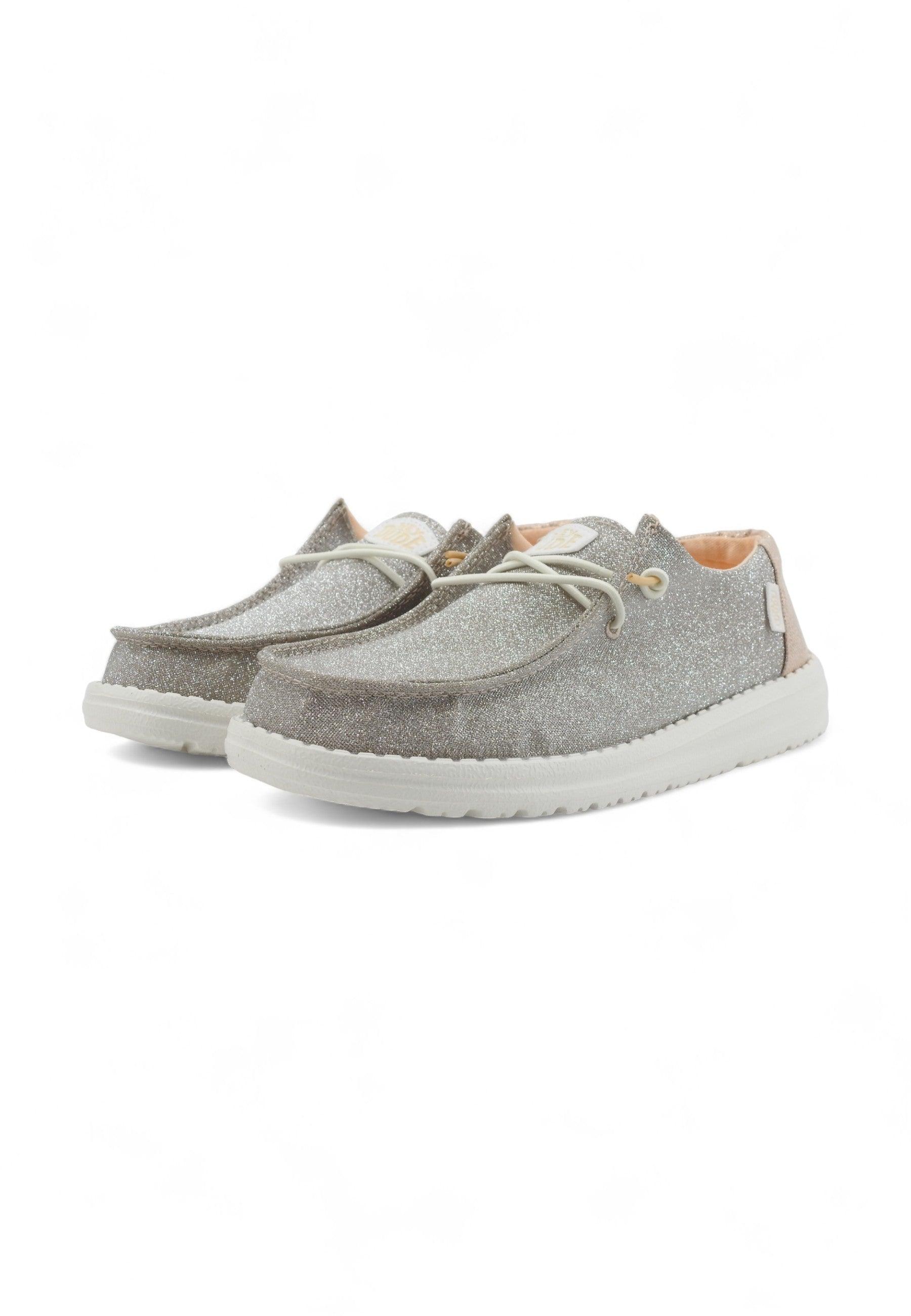 HEY DUDE Wendy Sneaker Vela Donna Rose Gold 41082-7D9 - Sandrini Calzature e Abbigliamento