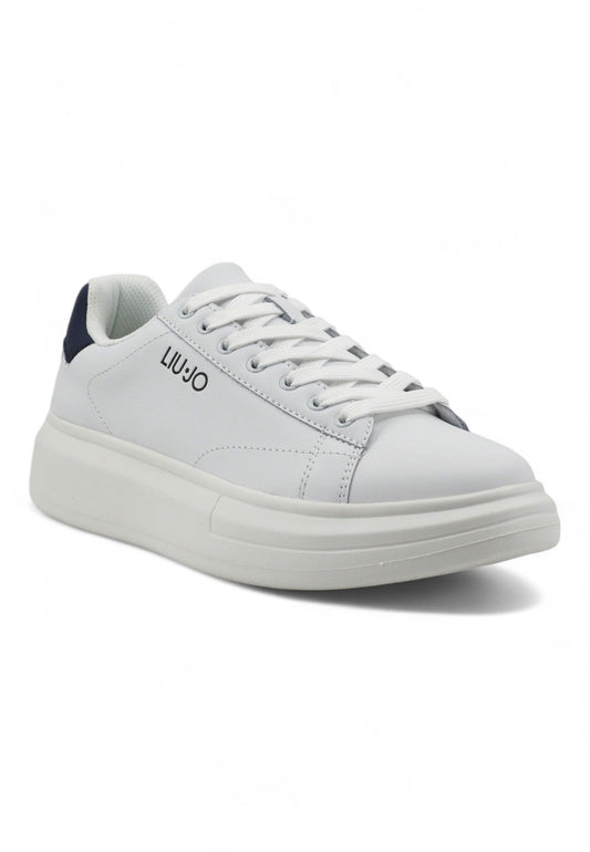 LIU JO Big 01 Sneaker Uomo White Blue 7B4027-PX474 - Sandrini Calzature e Abbigliamento