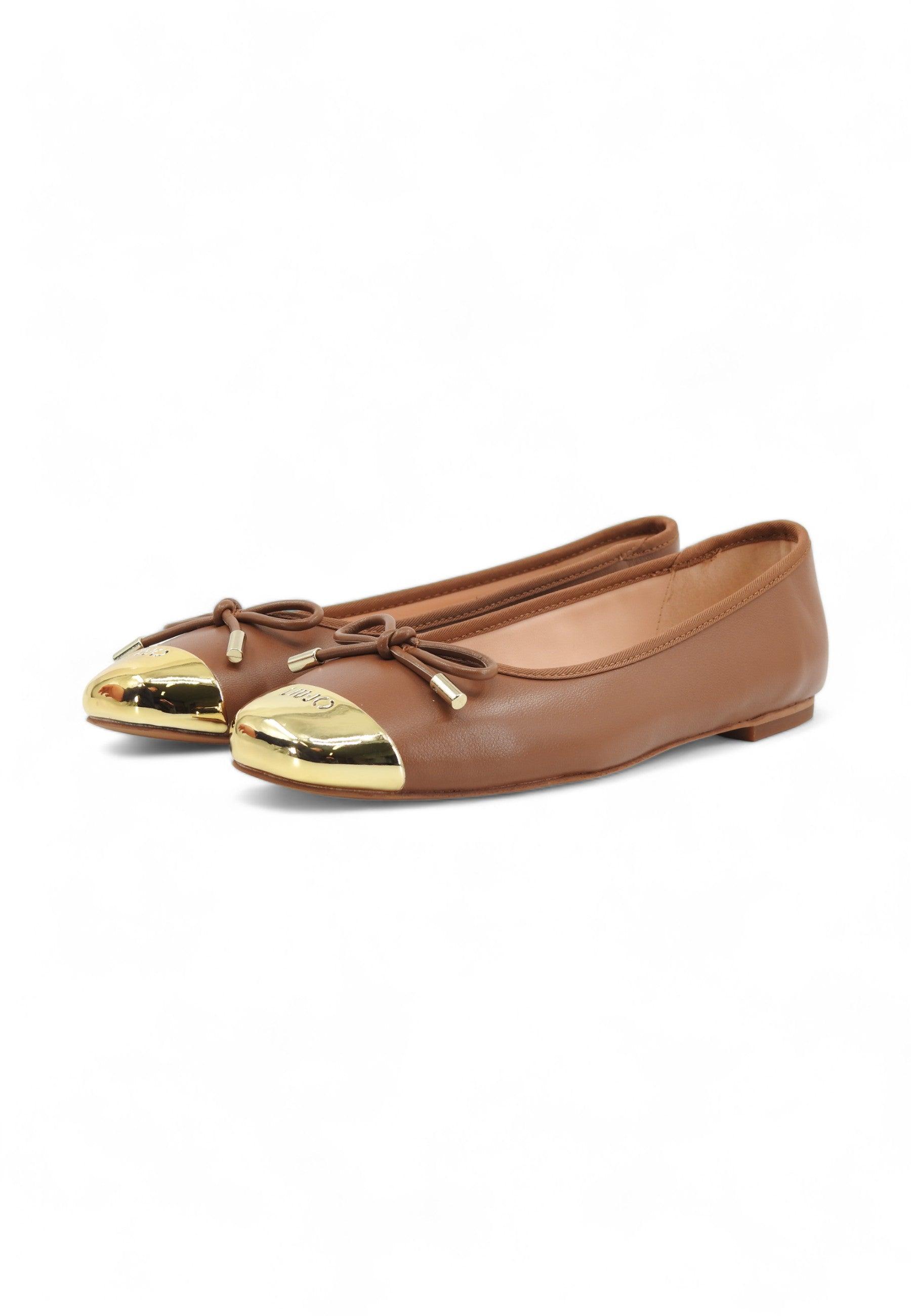 LIU JO Dafne 01 Ballerina Donna Brown SF4089PX460 - Sandrini Calzature e Abbigliamento