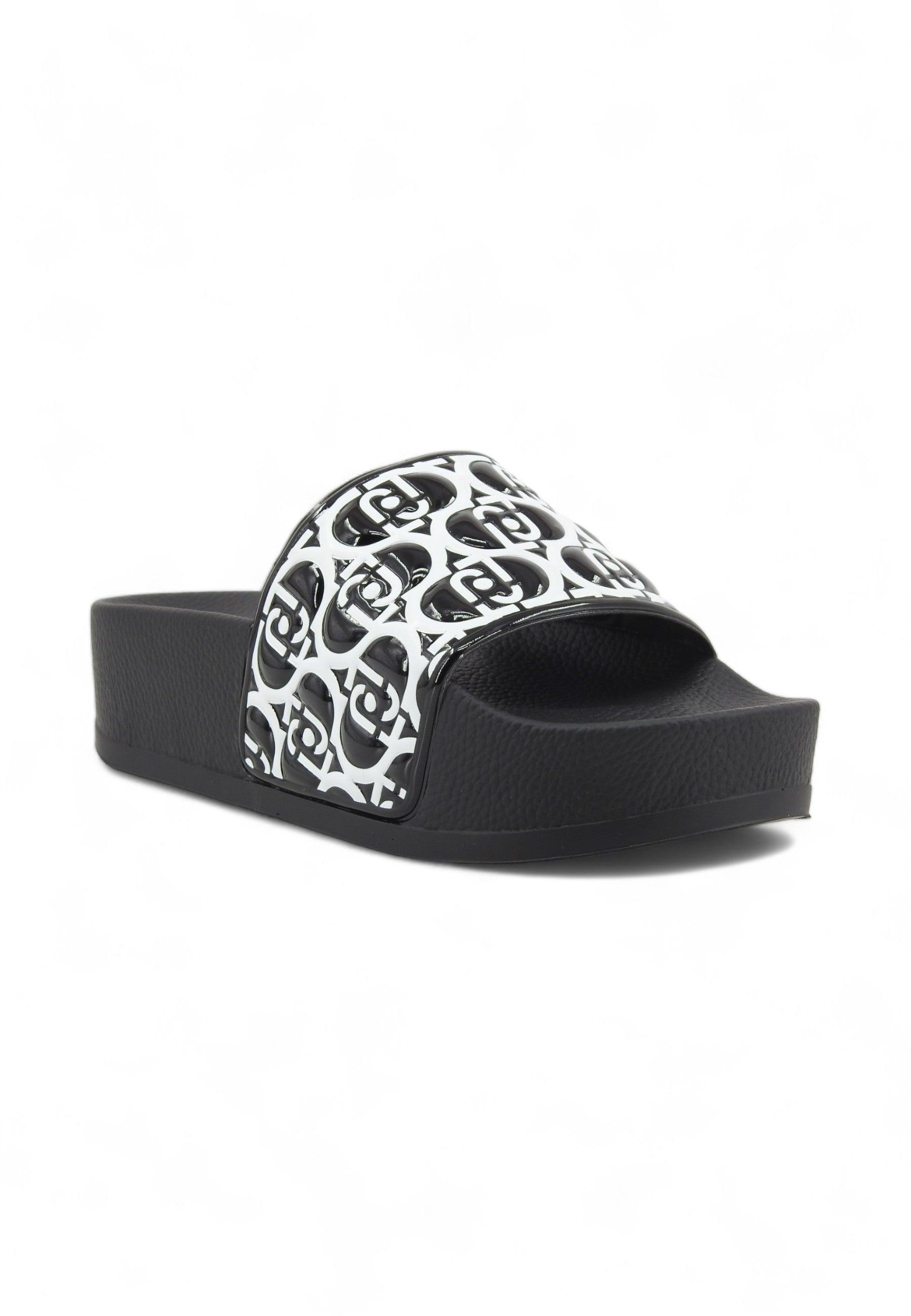 LIU JO Mykonos 01 Ciabatta Donna Black BA4149EX004 - Sandrini Calzature e Abbigliamento