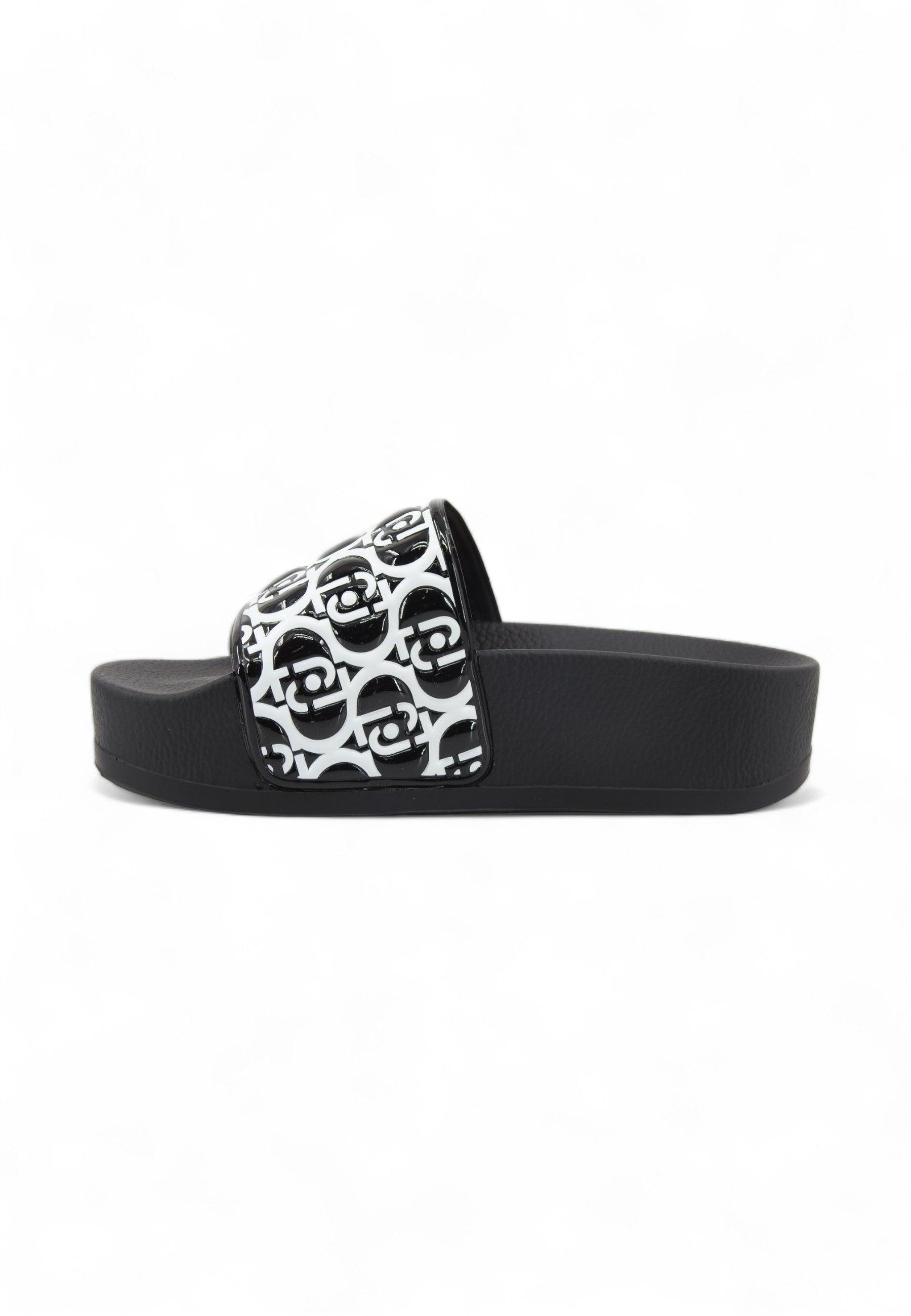 LIU JO Mykonos 01 Ciabatta Donna Black BA4149EX004 - Sandrini Calzature e Abbigliamento