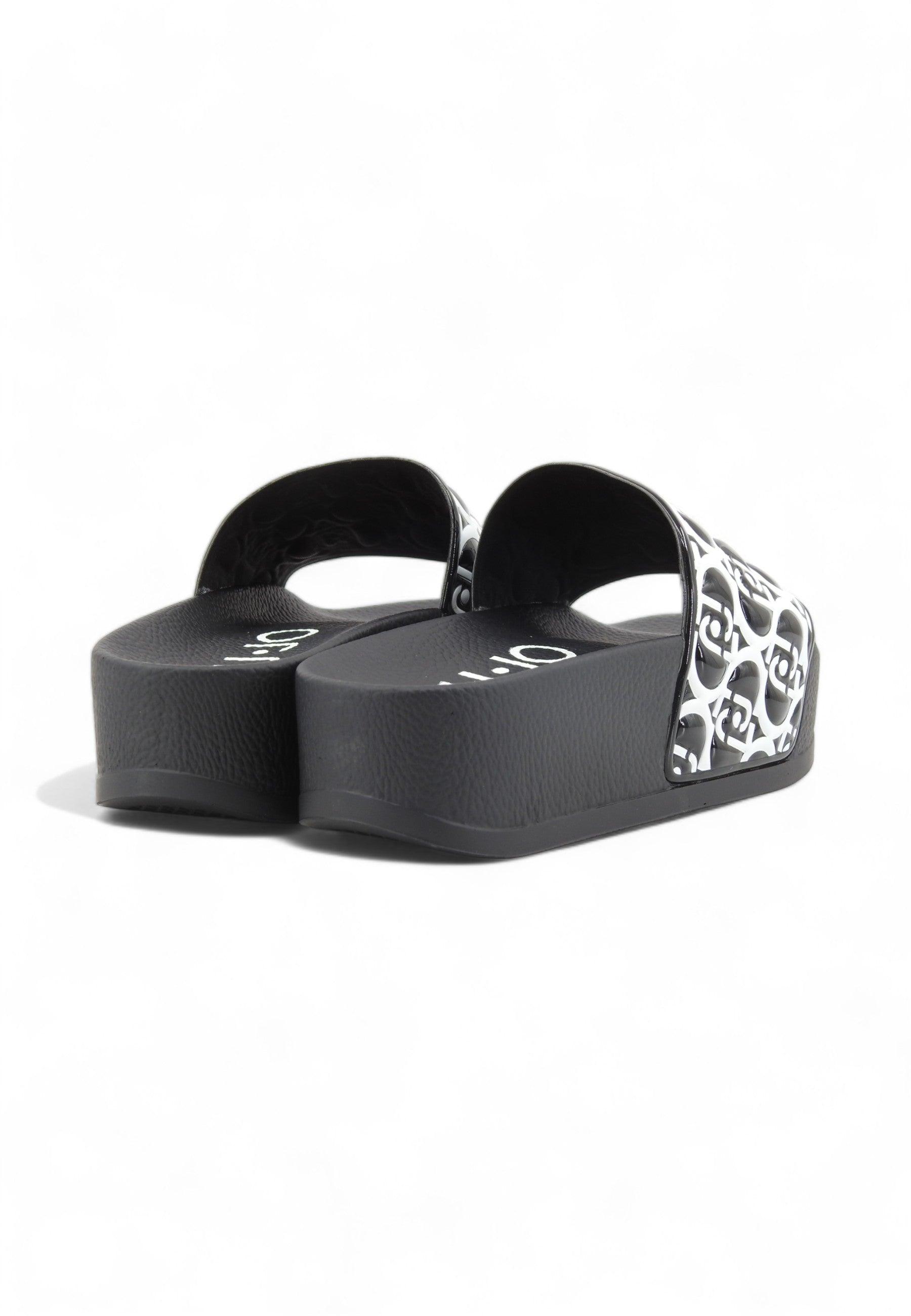 LIU JO Mykonos 01 Ciabatta Donna Black BA4149EX004 - Sandrini Calzature e Abbigliamento