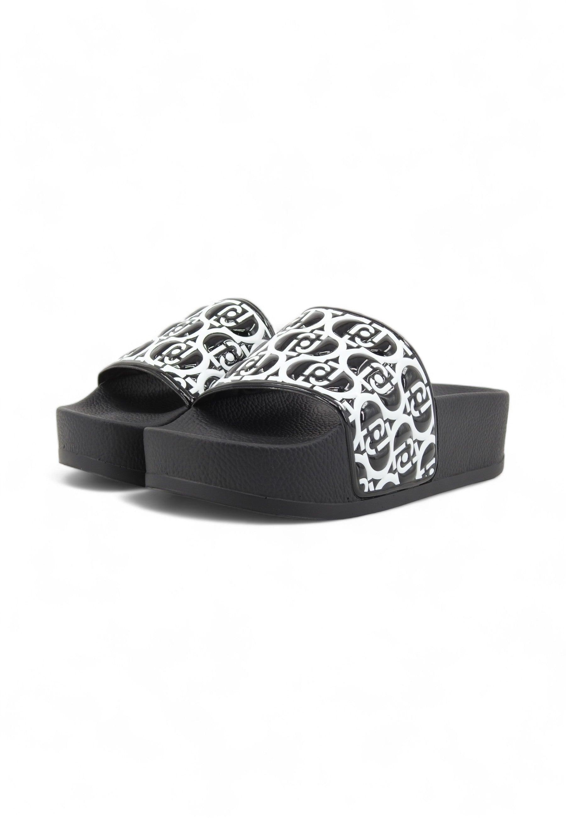 LIU JO Mykonos 01 Ciabatta Donna Black BA4149EX004 - Sandrini Calzature e Abbigliamento