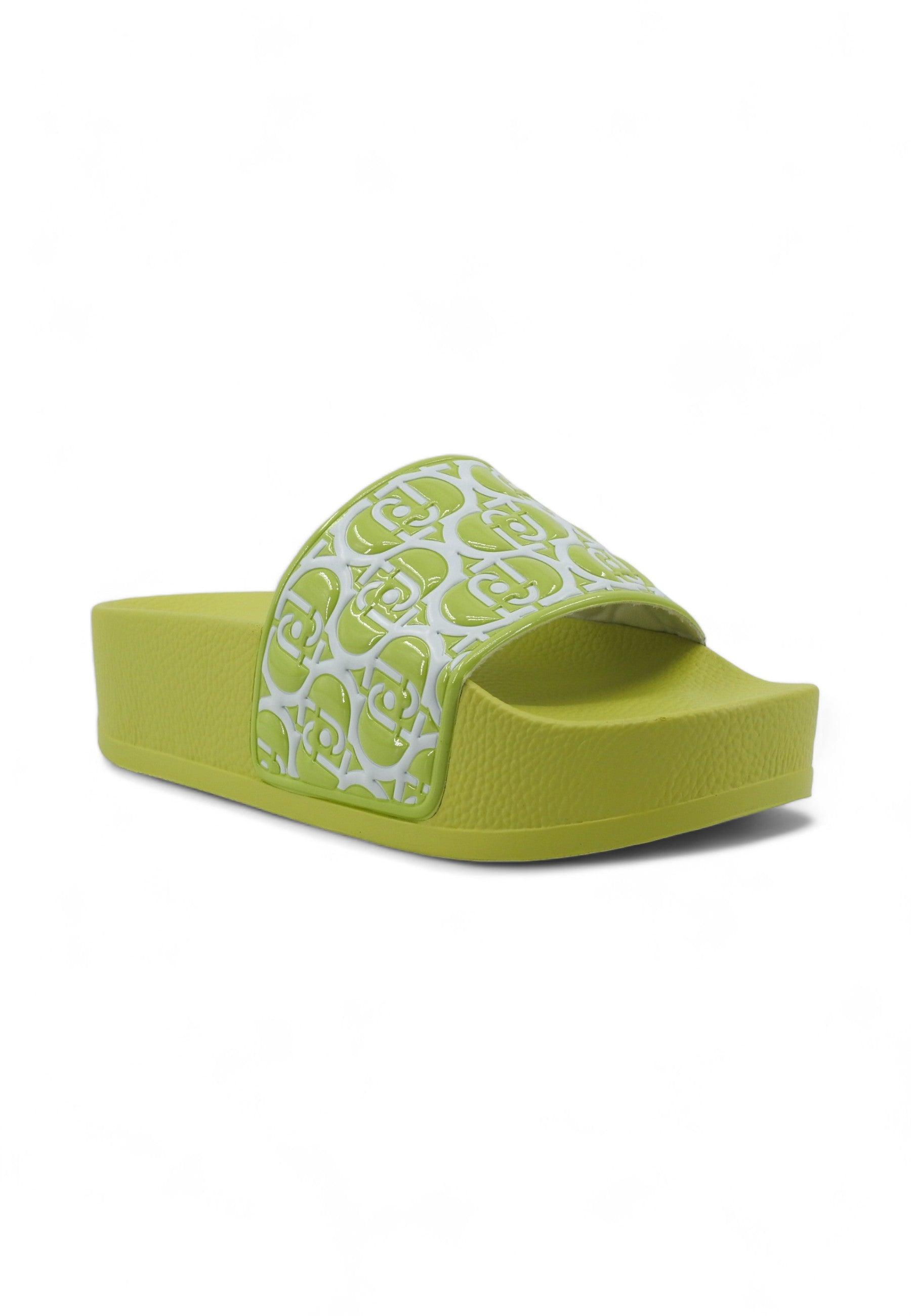 LIU JO Mykonos 01 Ciabatta Donna Light Green BA4129EX004 - Sandrini Calzature e Abbigliamento
