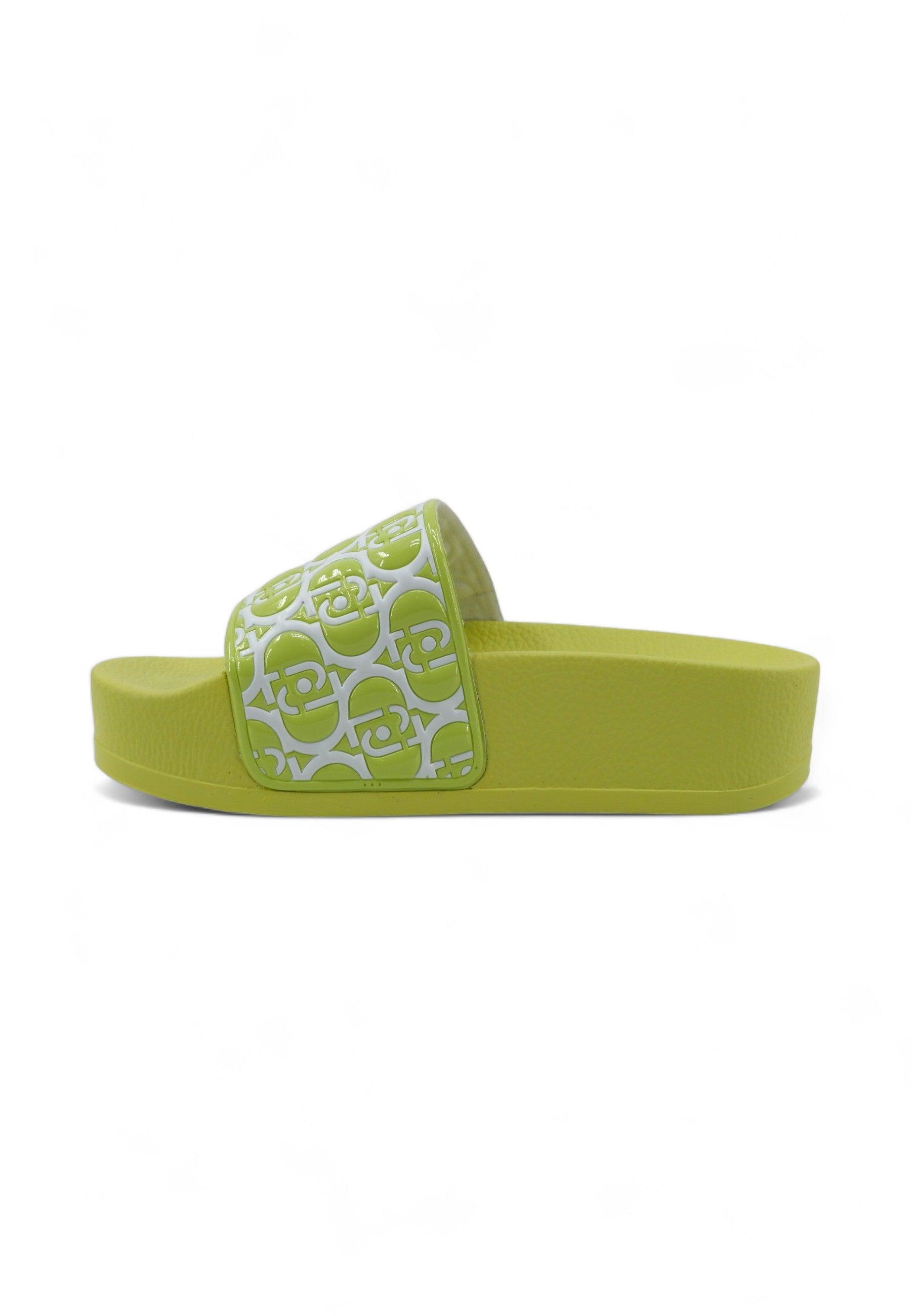 LIU JO Mykonos 01 Ciabatta Donna Light Green BA4129EX004 - Sandrini Calzature e Abbigliamento