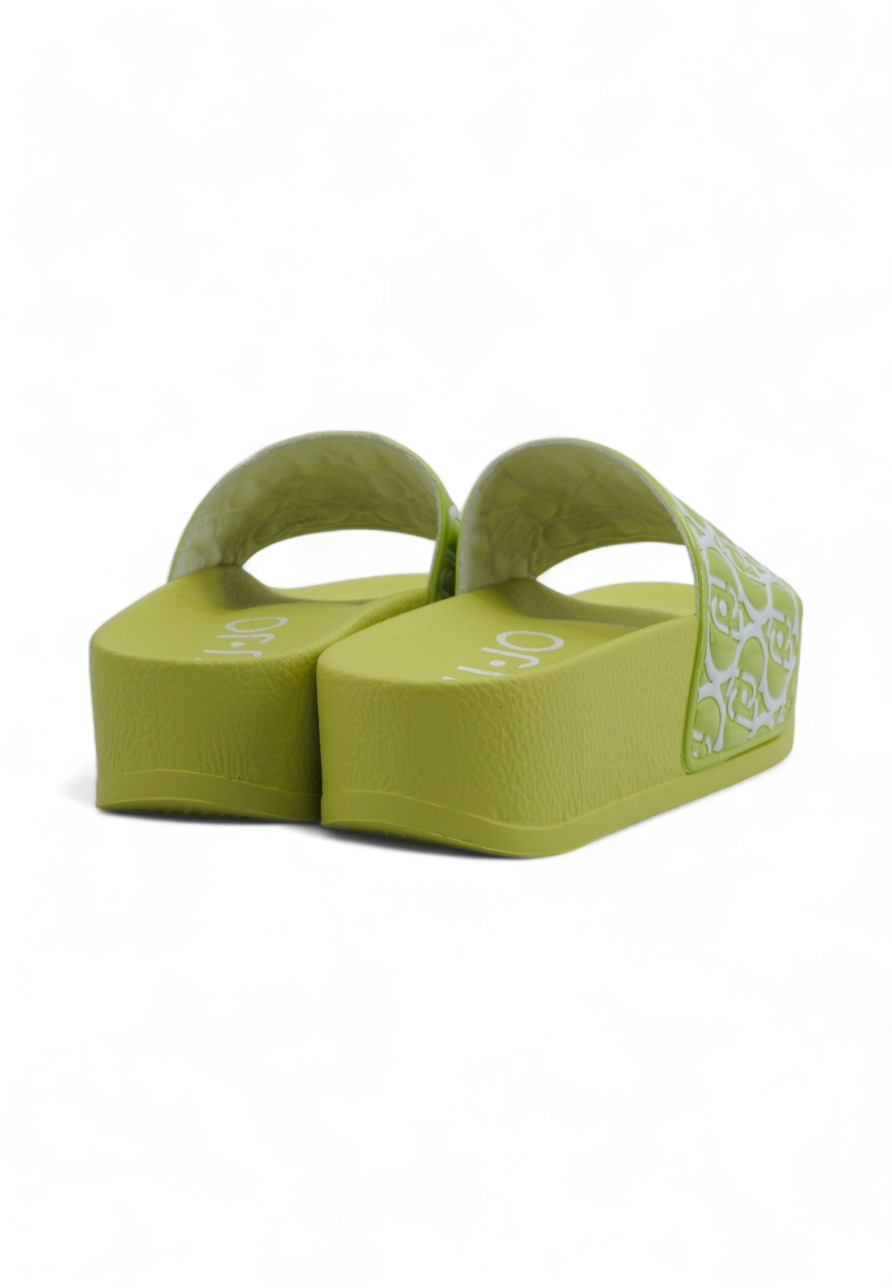 LIU JO Mykonos 01 Ciabatta Donna Light Green BA4129EX004 - Sandrini Calzature e Abbigliamento