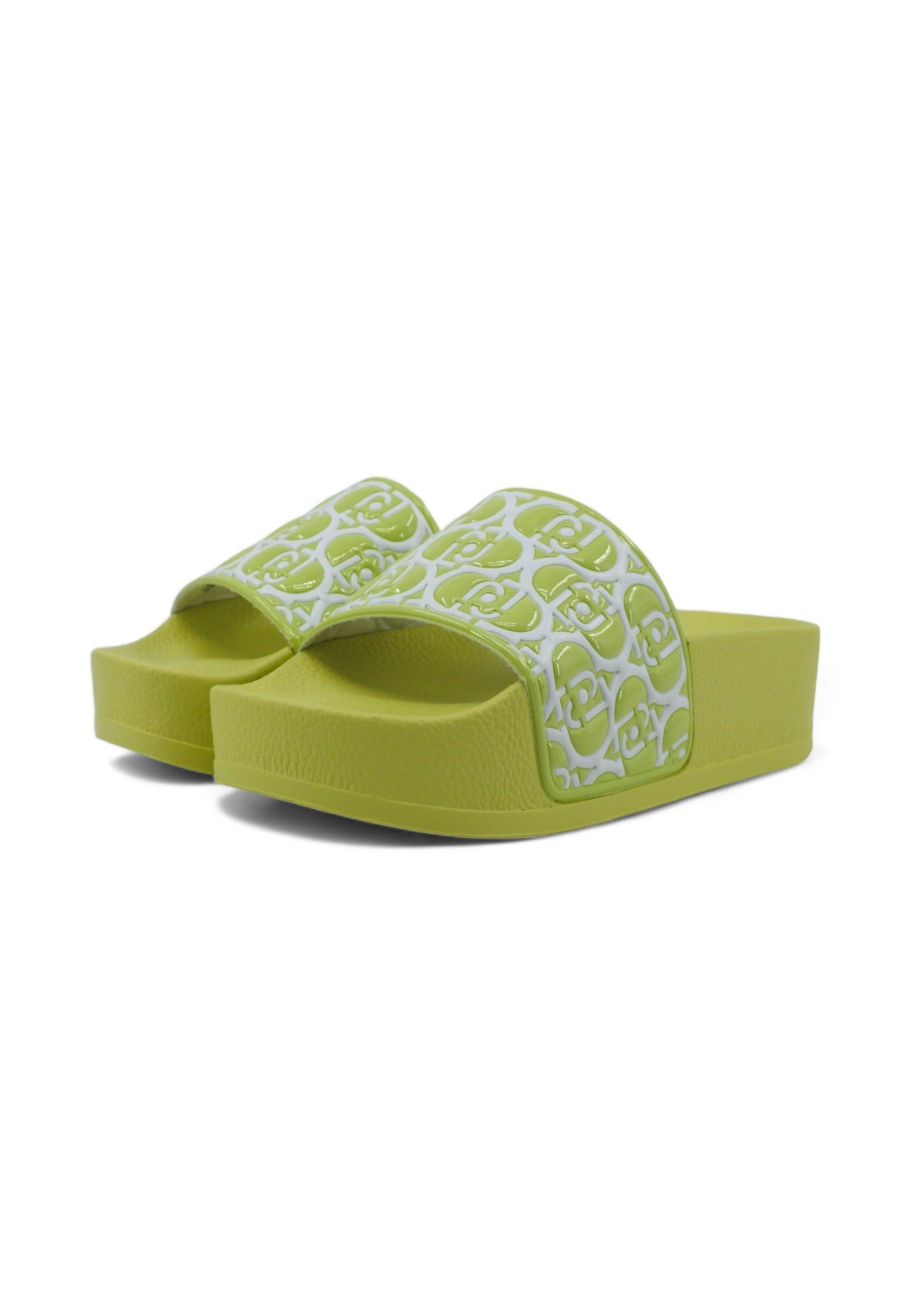 LIU JO Mykonos 01 Ciabatta Donna Light Green BA4129EX004 - Sandrini Calzature e Abbigliamento