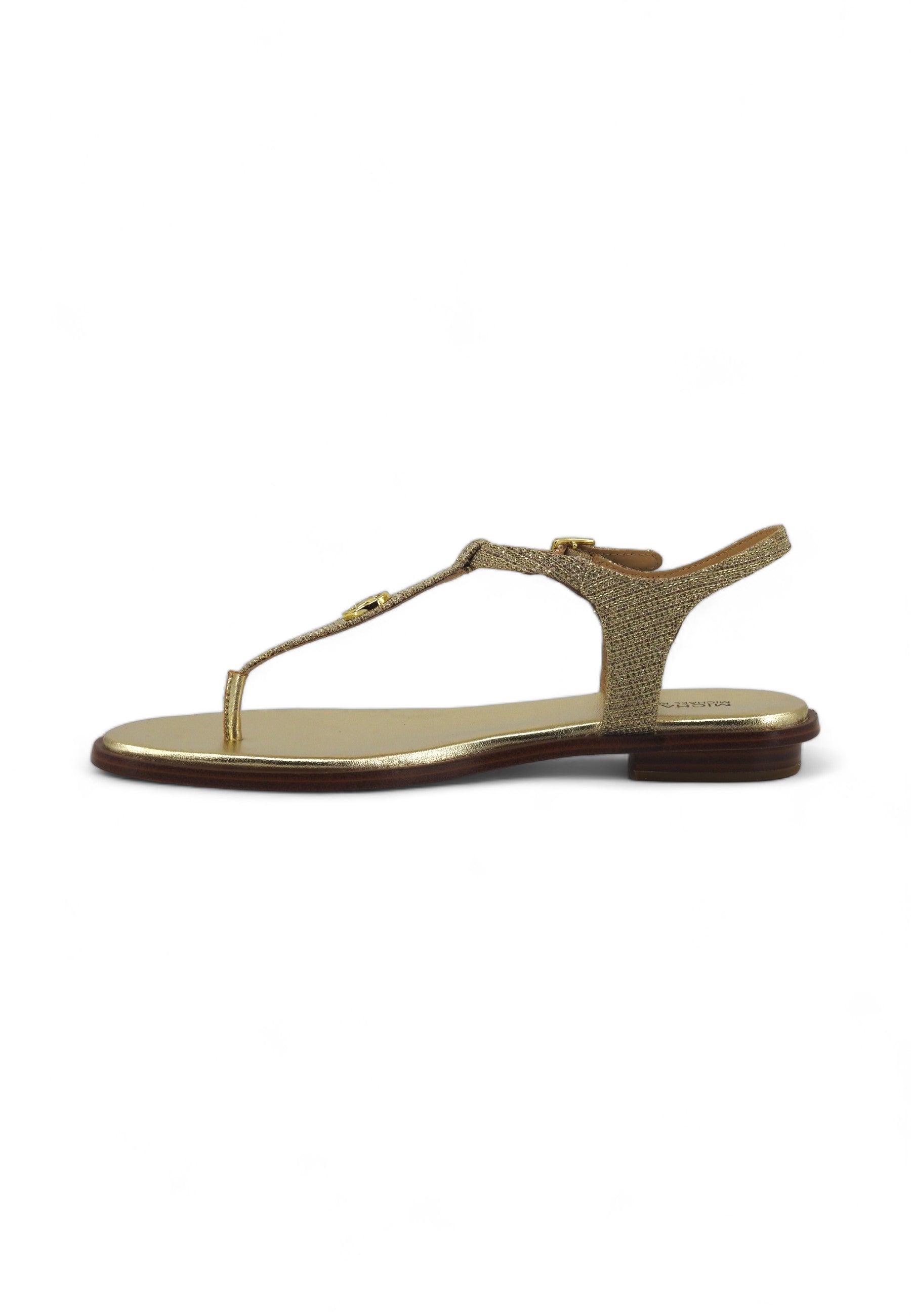 MICHAEL KORS Mallory Thong Sandalo Donna Pale Gold 40S2MAFA1D - Sandrini Calzature e Abbigliamento