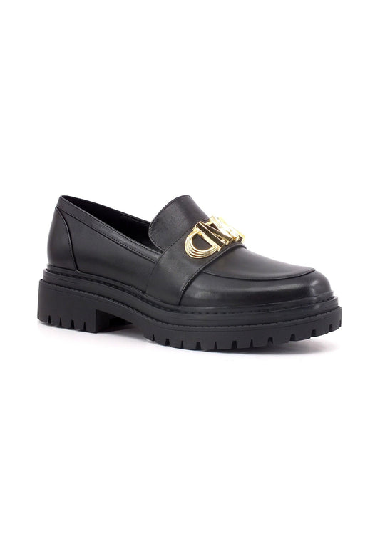 MICHAEL KORS Parker Lug Loafer Mocassino Donna Black 40F2PKFP1L - Sandrini Calzature e Abbigliamento