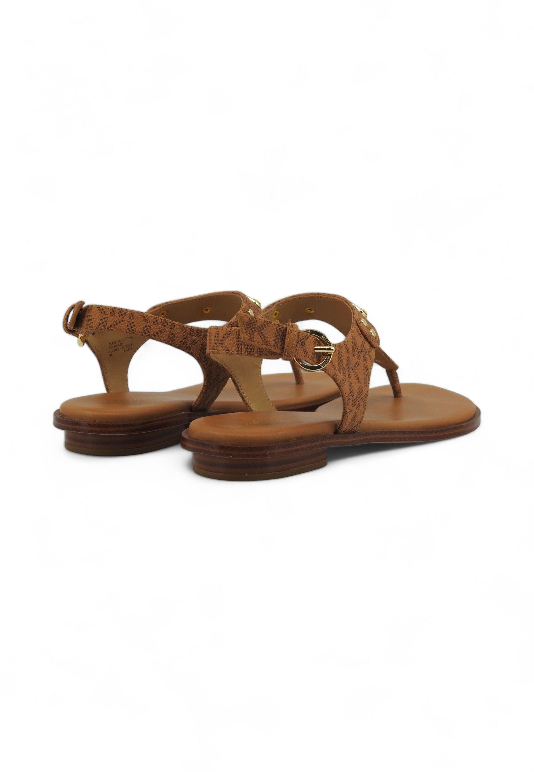 MICHAEL KORS Plate Thong Sandalo Donna Pale Peanut 40R5MKFA1B - Sandrini Calzature e Abbigliamento