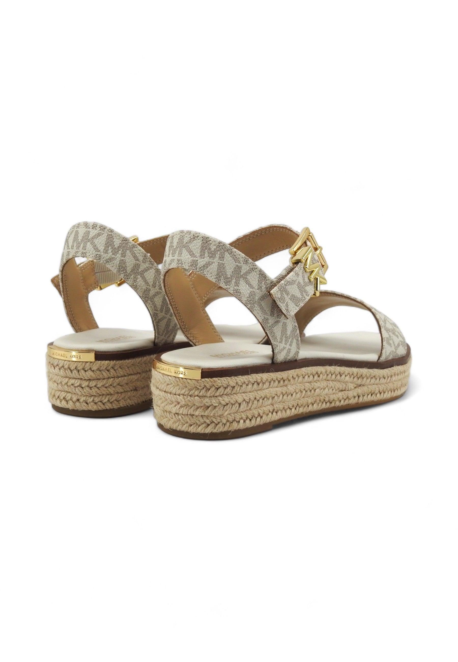 MICHAEL KORS Richie Sandalo Donna Vanilla Bianco 40S4RIFPAB - Sandrini Calzature e Abbigliamento