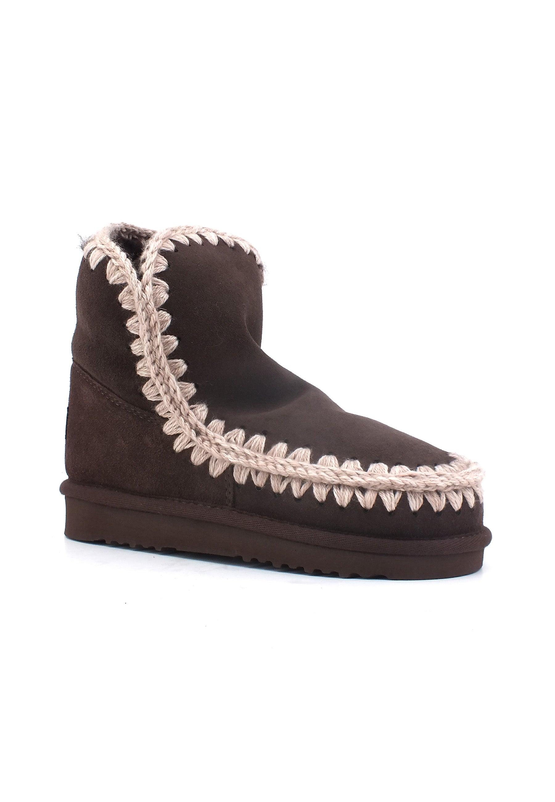 MOU Eskimo Stivaletto Pelo Donna Mocha Marrone MU.FW101001A - Sandrini Calzature e Abbigliamento
