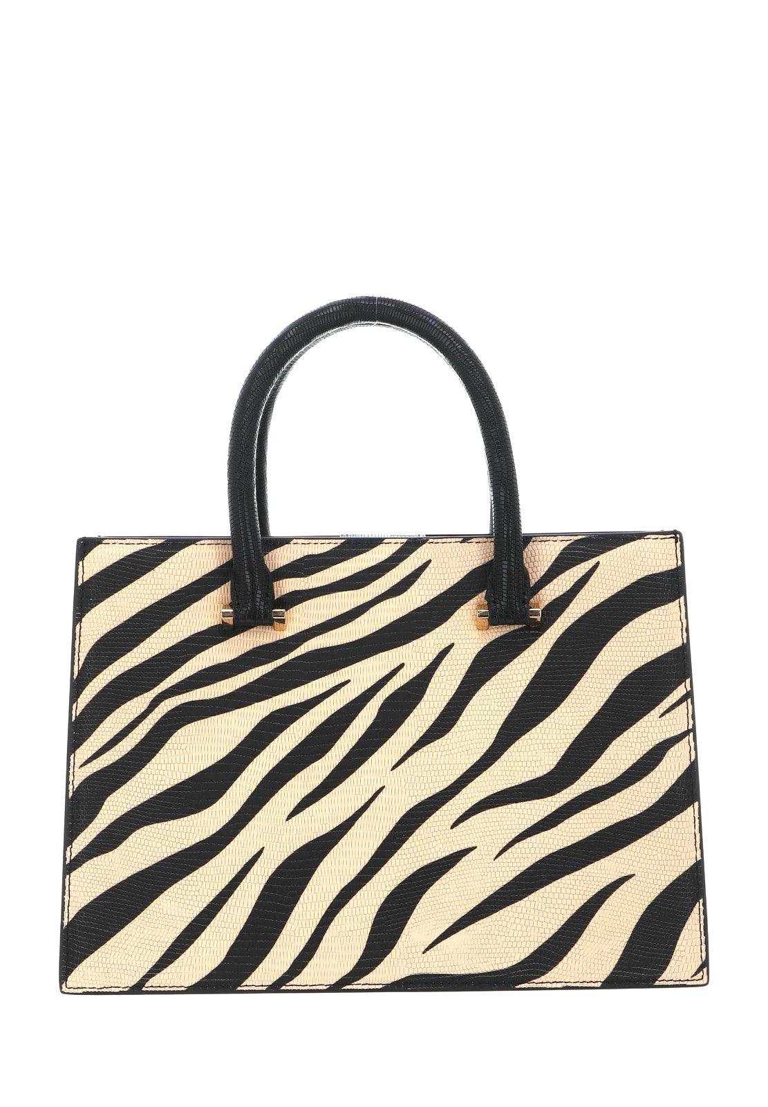 PATRIZIA PEPE Borsa Donna Fantasia Black Beige 8B0177-L098 - Sandrini Calzature e Abbigliamento
