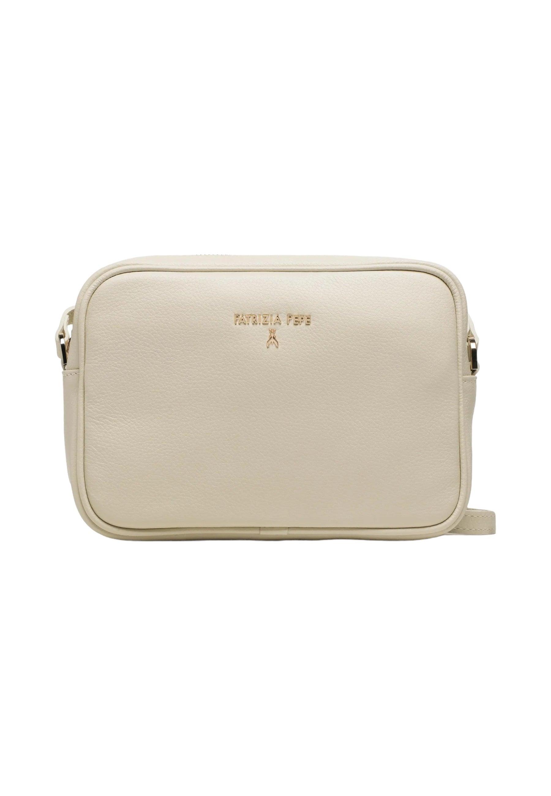 PATRIZIA PEPE Borsa Tracolla Donna Off White Beige CB8985-L001 - Sandrini Calzature e Abbigliamento