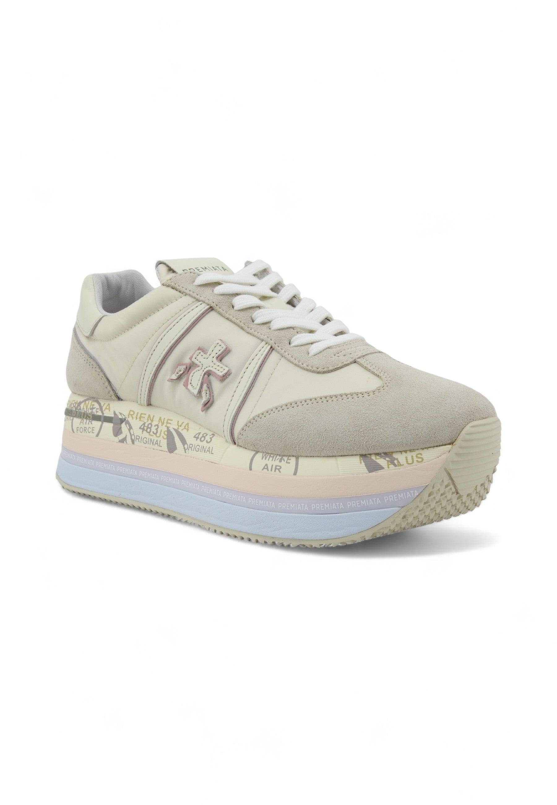 PREMIATA Sneaker Donna Beige BETH-6234 - Sandrini Calzature e Abbigliamento