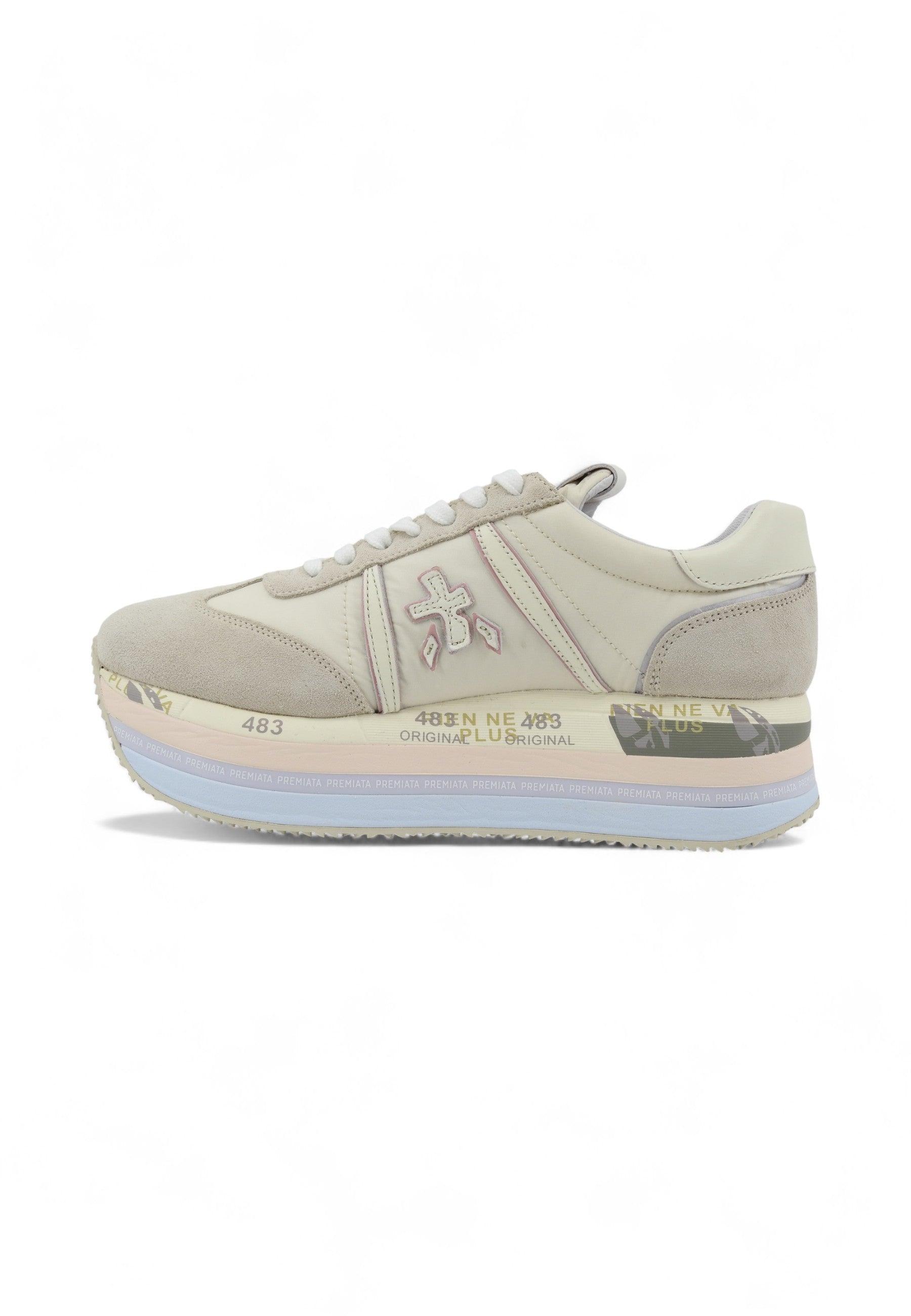 PREMIATA Sneaker Donna Beige BETH-6234 - Sandrini Calzature e Abbigliamento