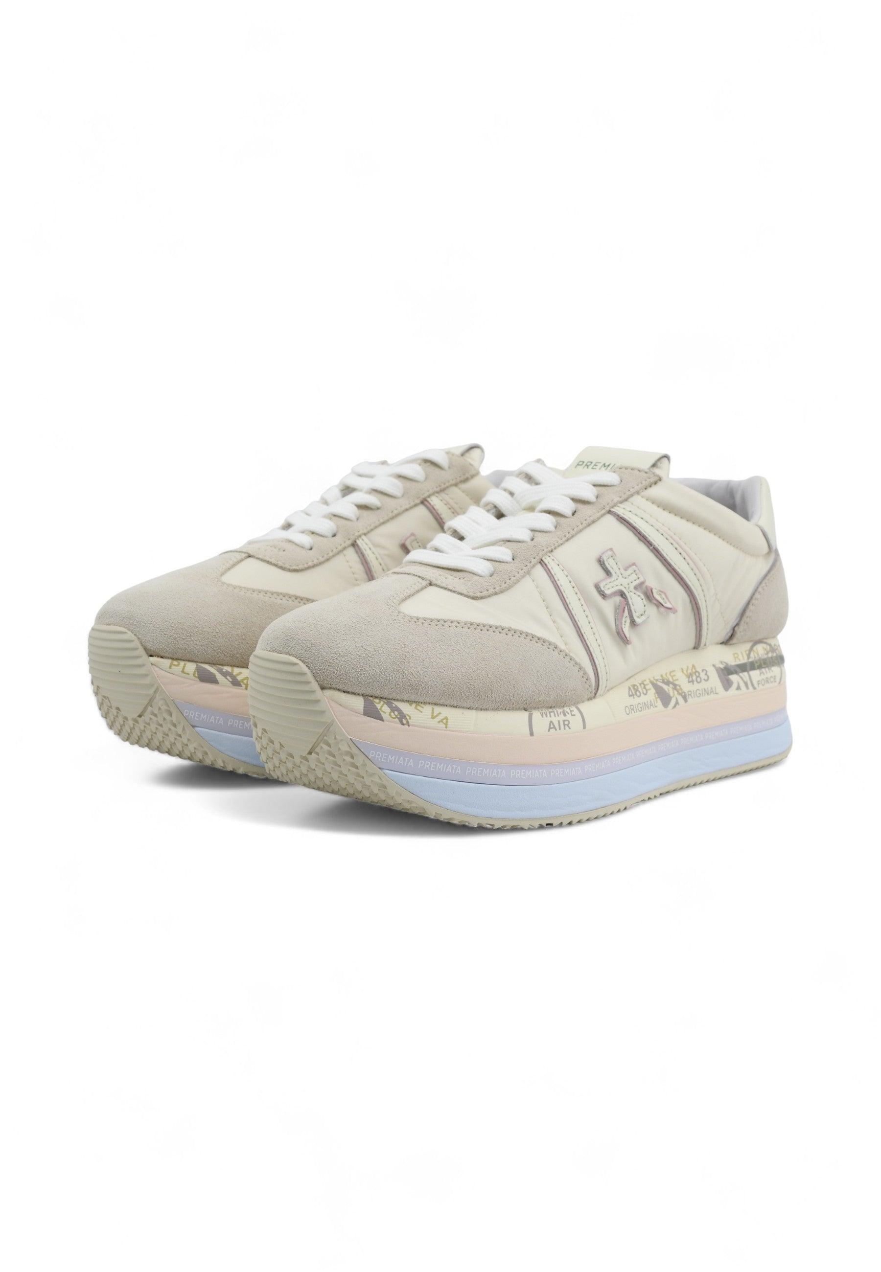 PREMIATA Sneaker Donna Beige BETH-6234 - Sandrini Calzature e Abbigliamento