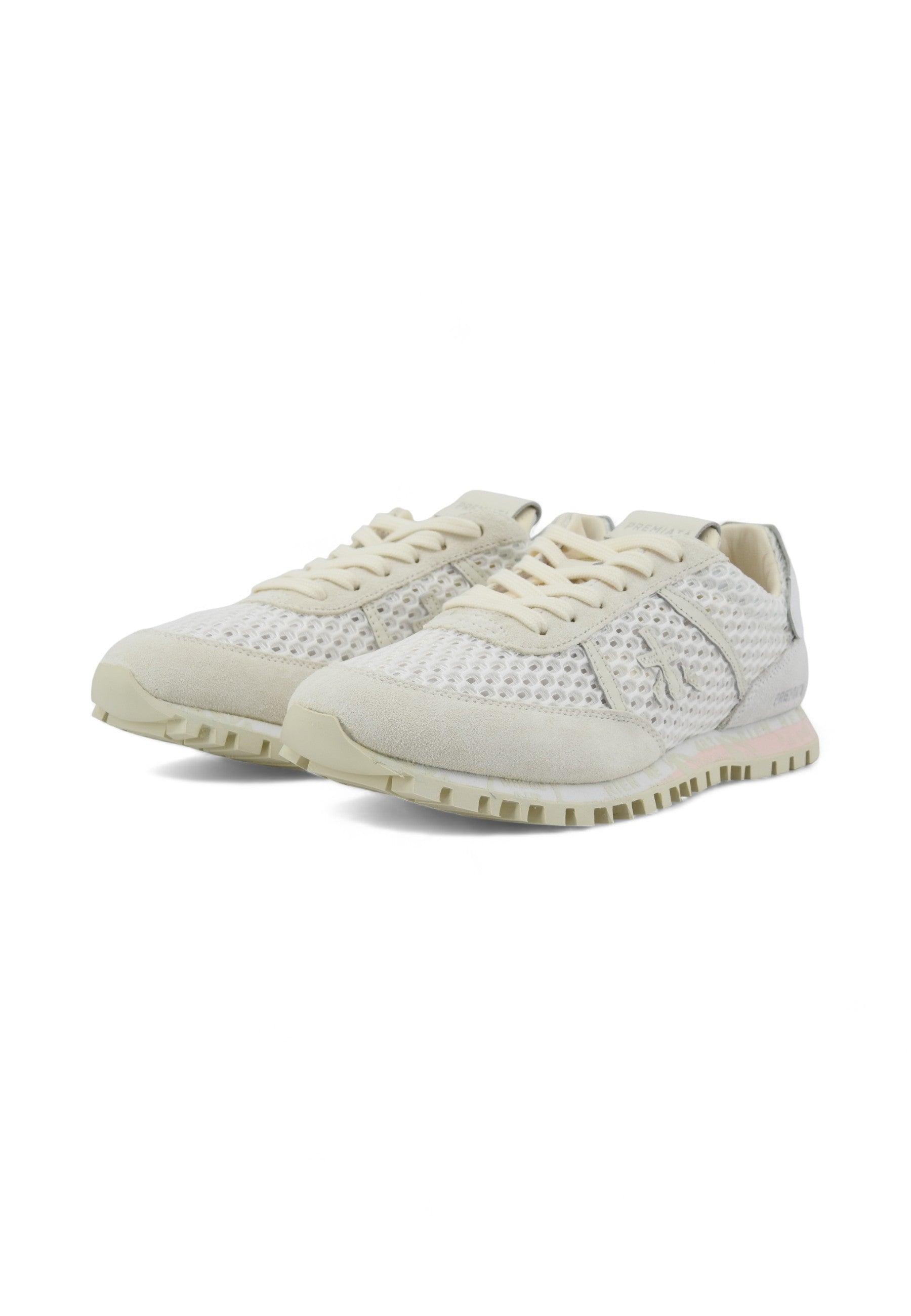 PREMIATA Sneaker Donna Cream Bianco SEAND-6754 - Sandrini Calzature e Abbigliamento